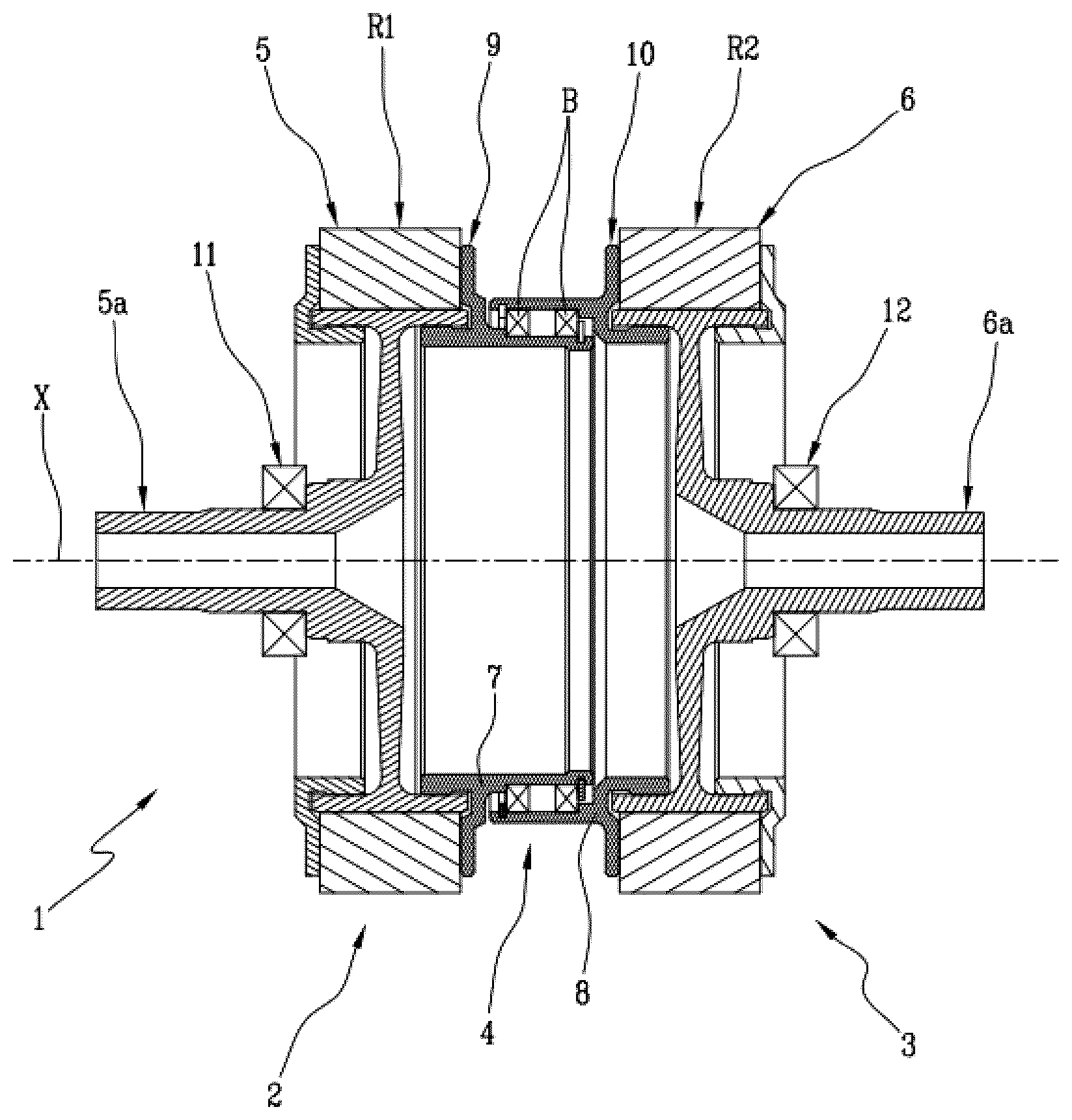 Patent US12328056 — Drive system — Figure 1