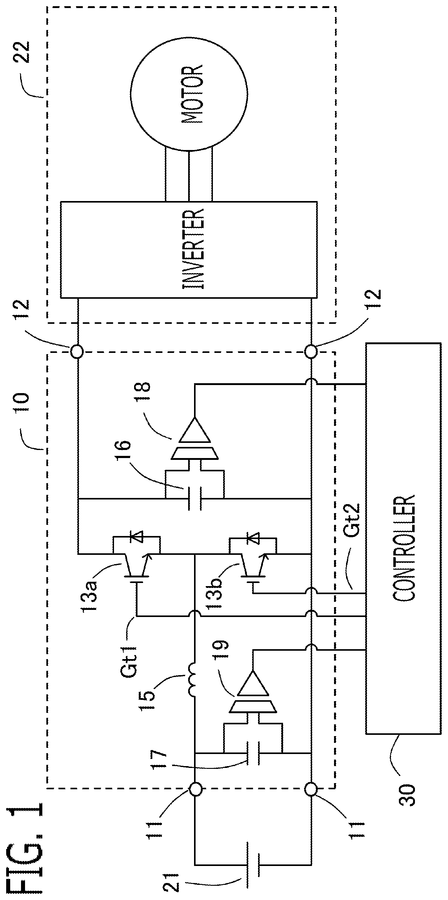 Patent US12328060 — Power conversion circuit controller with feedforward correction — Figure 1