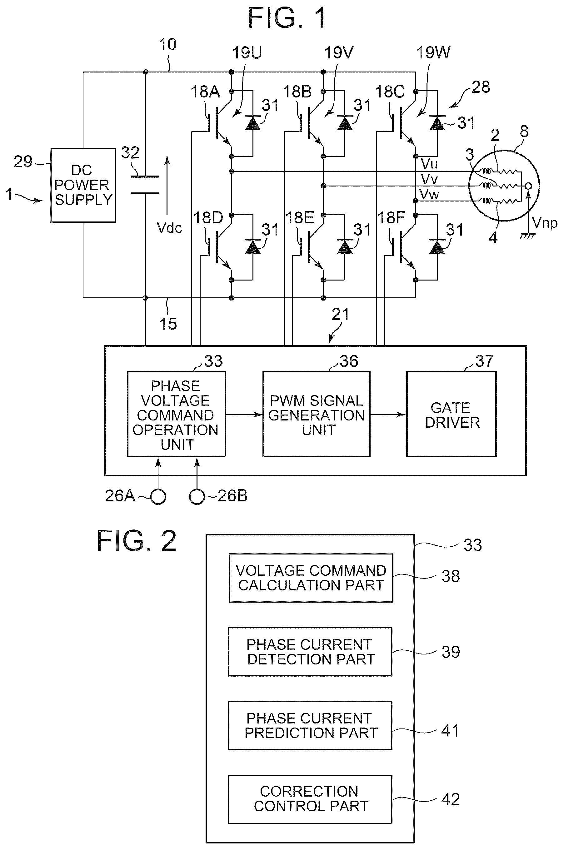 Patent US12328062 — Inverter device — Figure 1