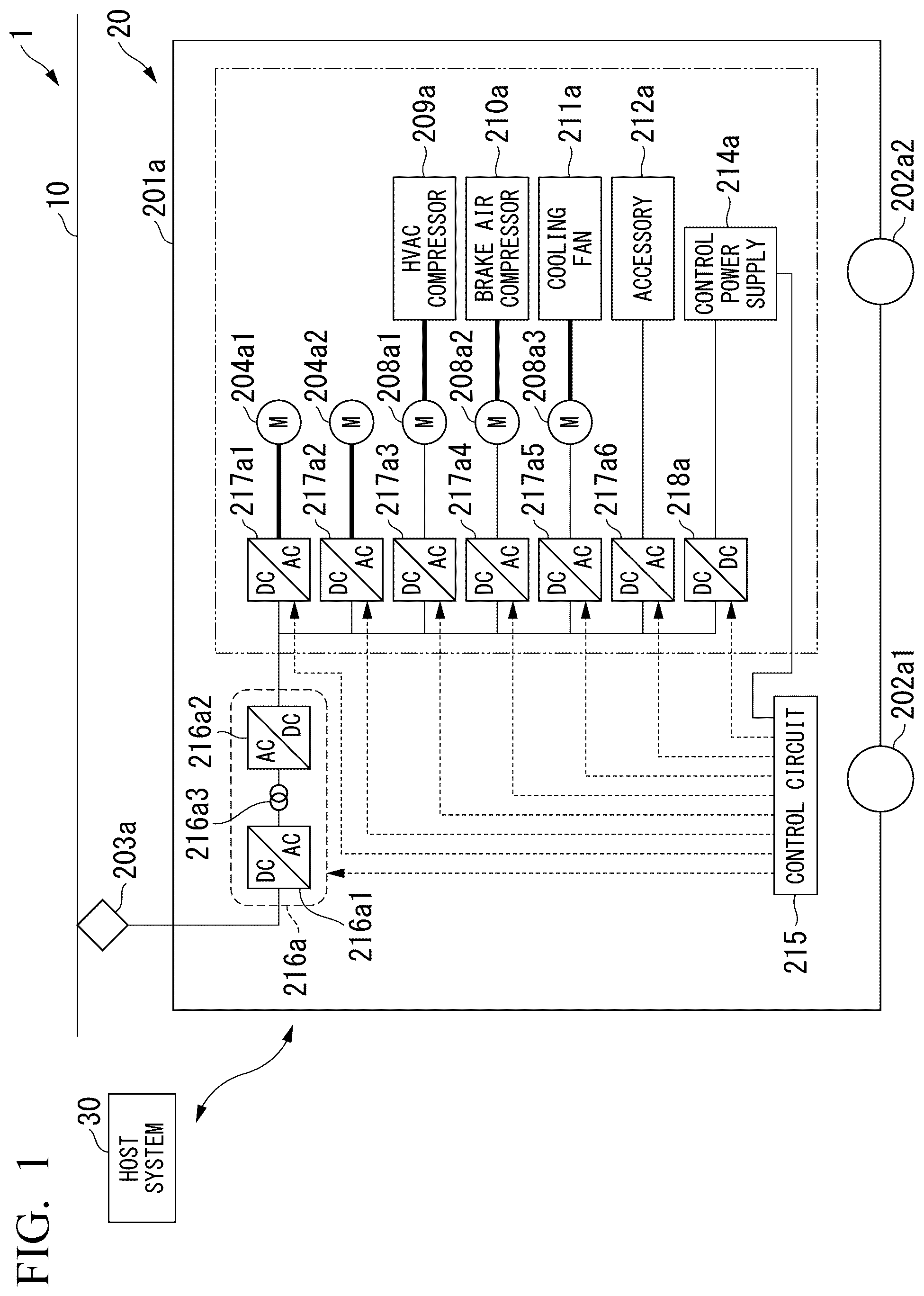 Patent US12328076 — Bidirectional DC-DC converter, traffic system, control method, and non-transitory computer-readable storage medium — Figure 1