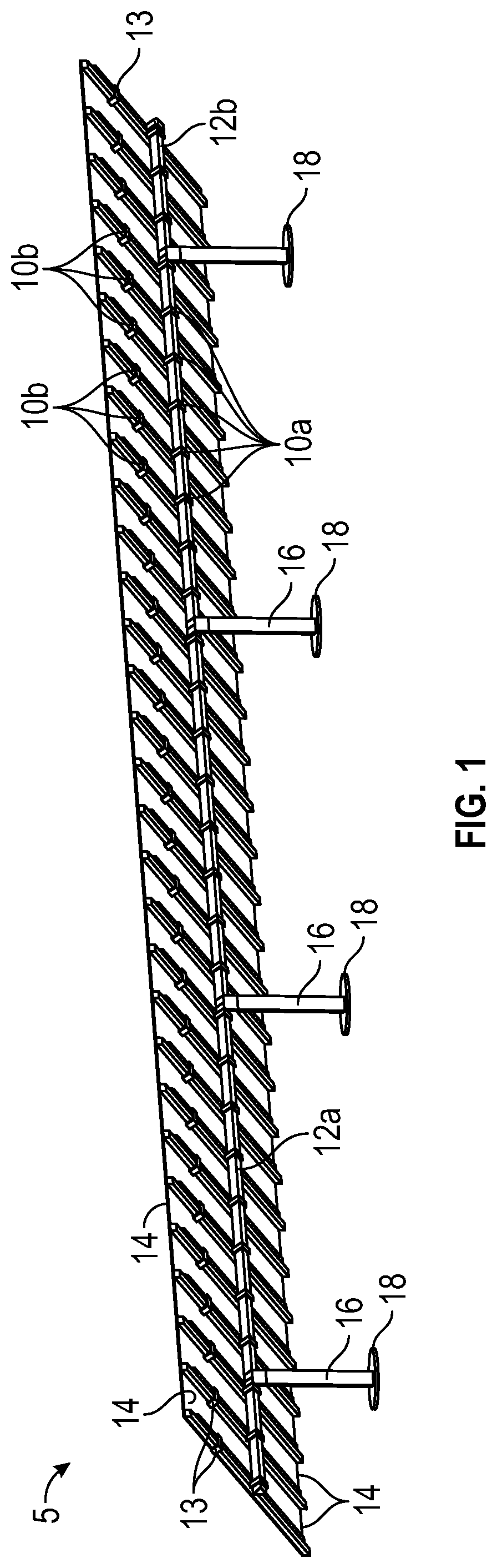 Patent US12328093 Figure 1 – Fastening assembly for solar power systems and tools thereof