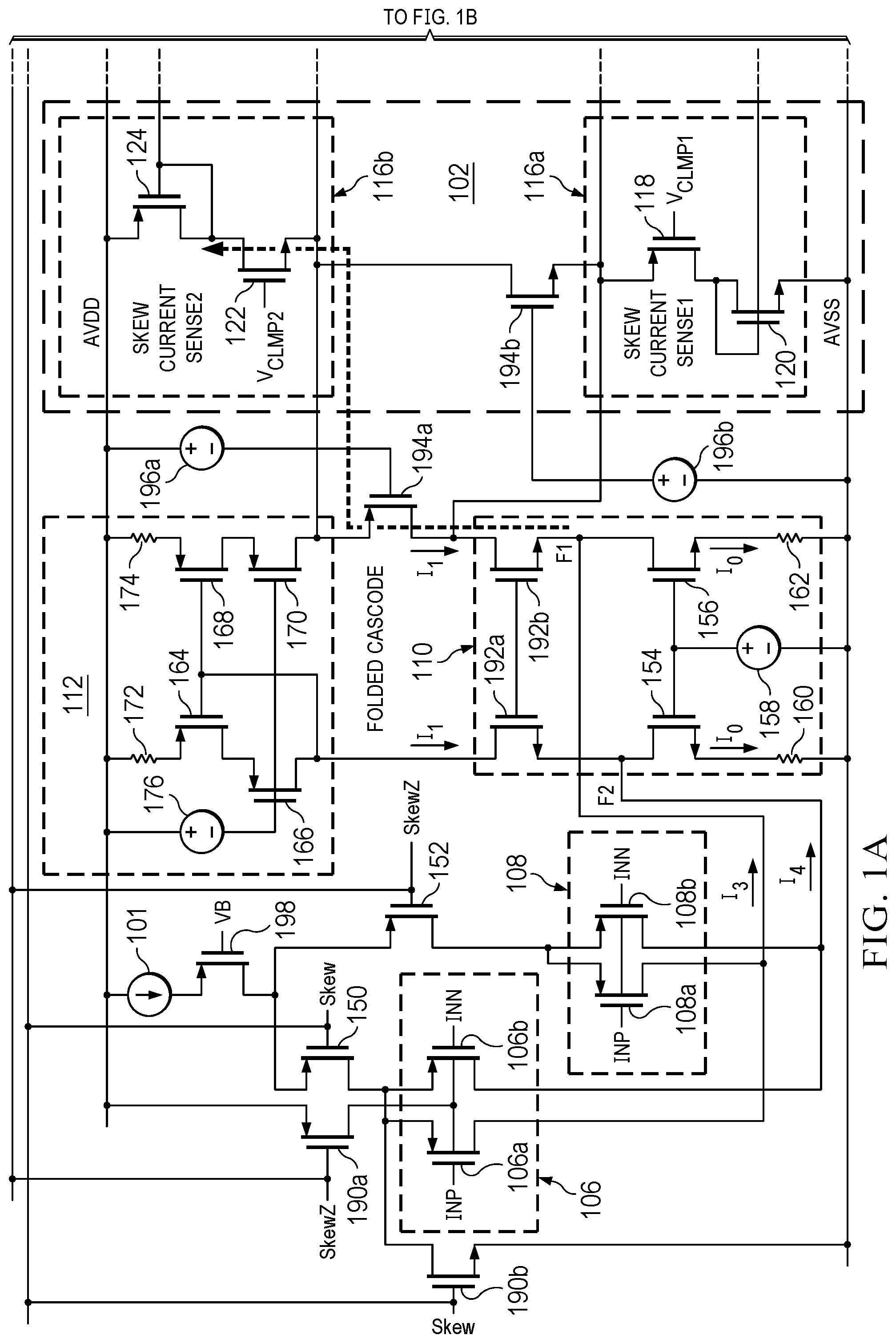 Patent US12328102 — Methods and apparatus to improve performance of amplifiers — Figure 1