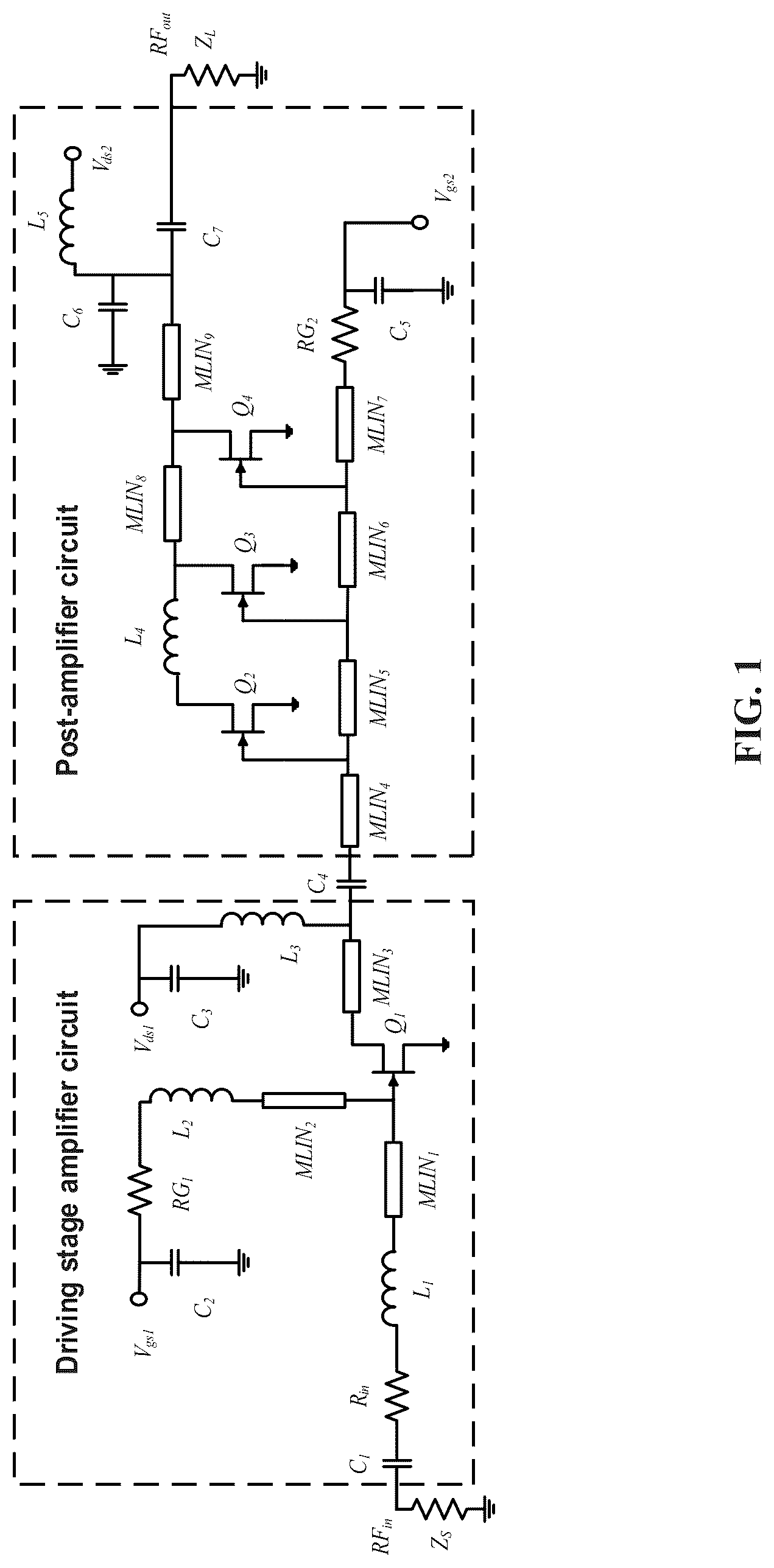 Patent US12328104 — Power amplifier — Figure 1