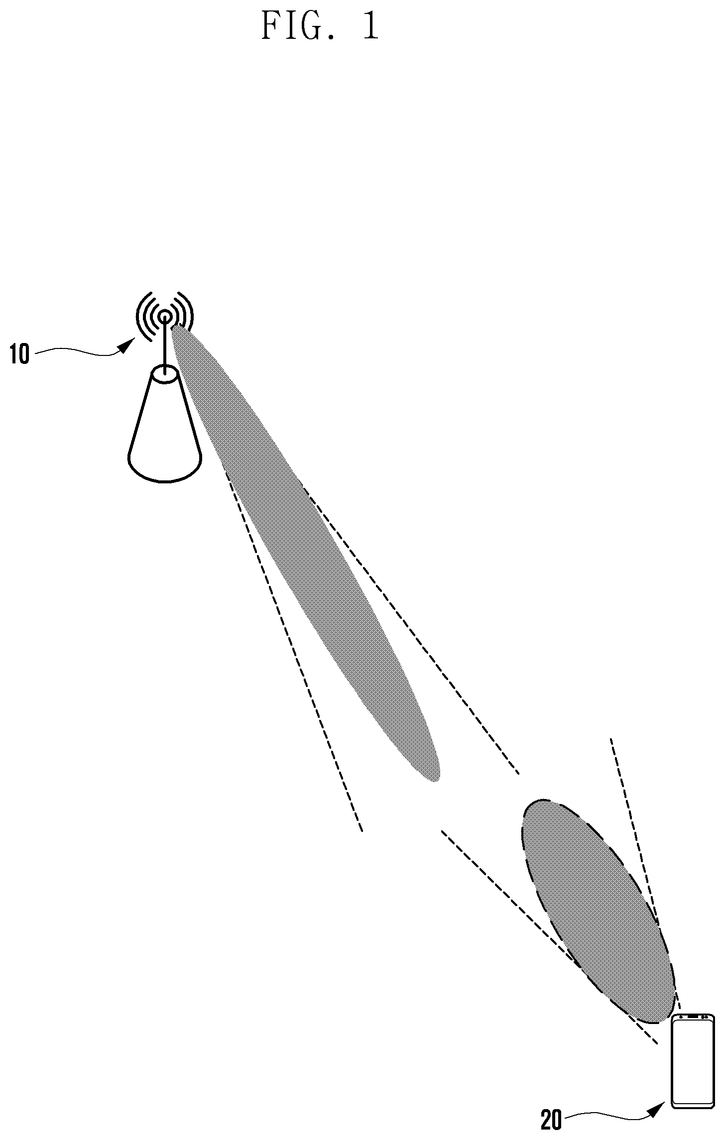 Patent US12328176 — Configuration for non-line of sight links — Figure 1