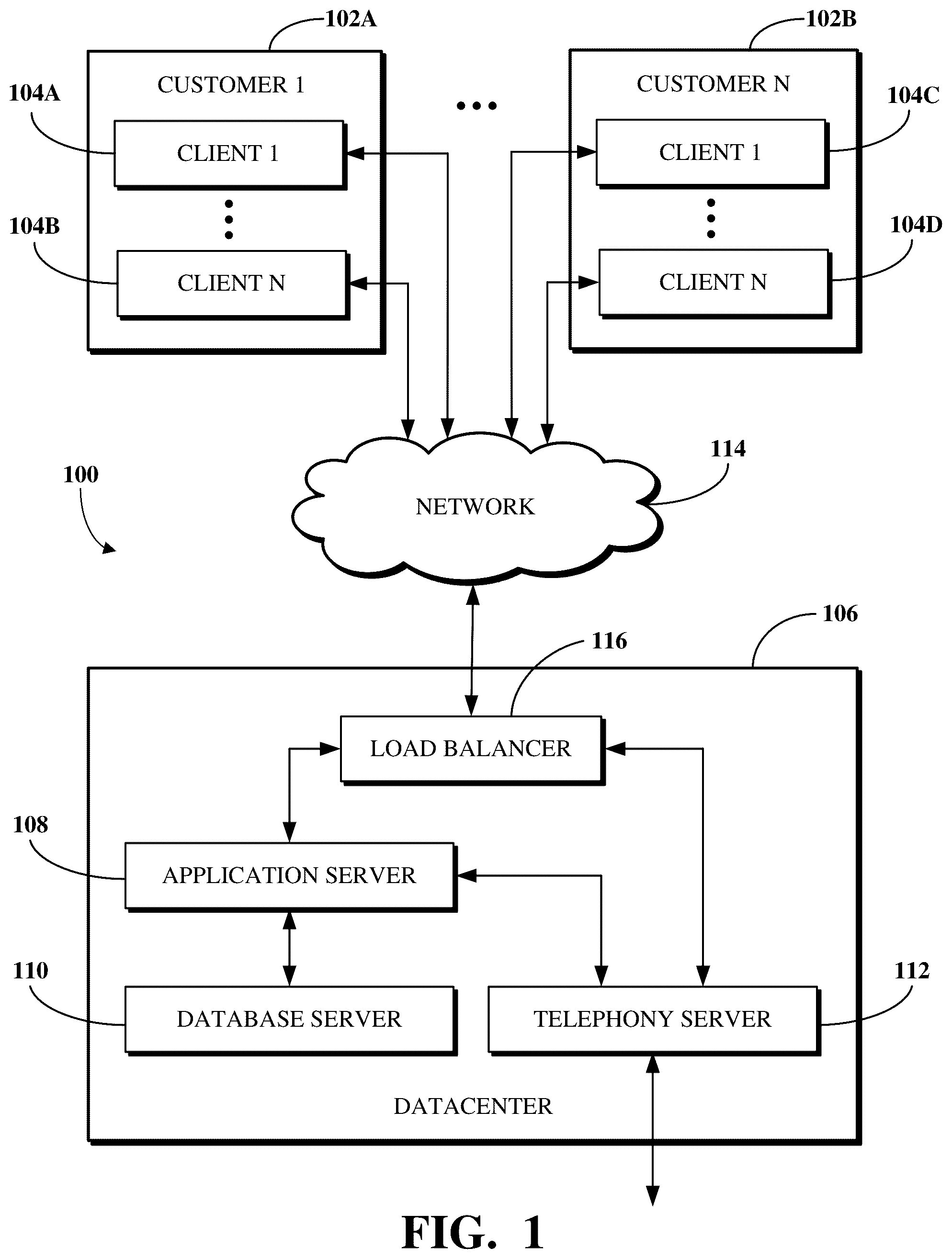 Patent US12328199 — Participant audio stream modification — Figure 1