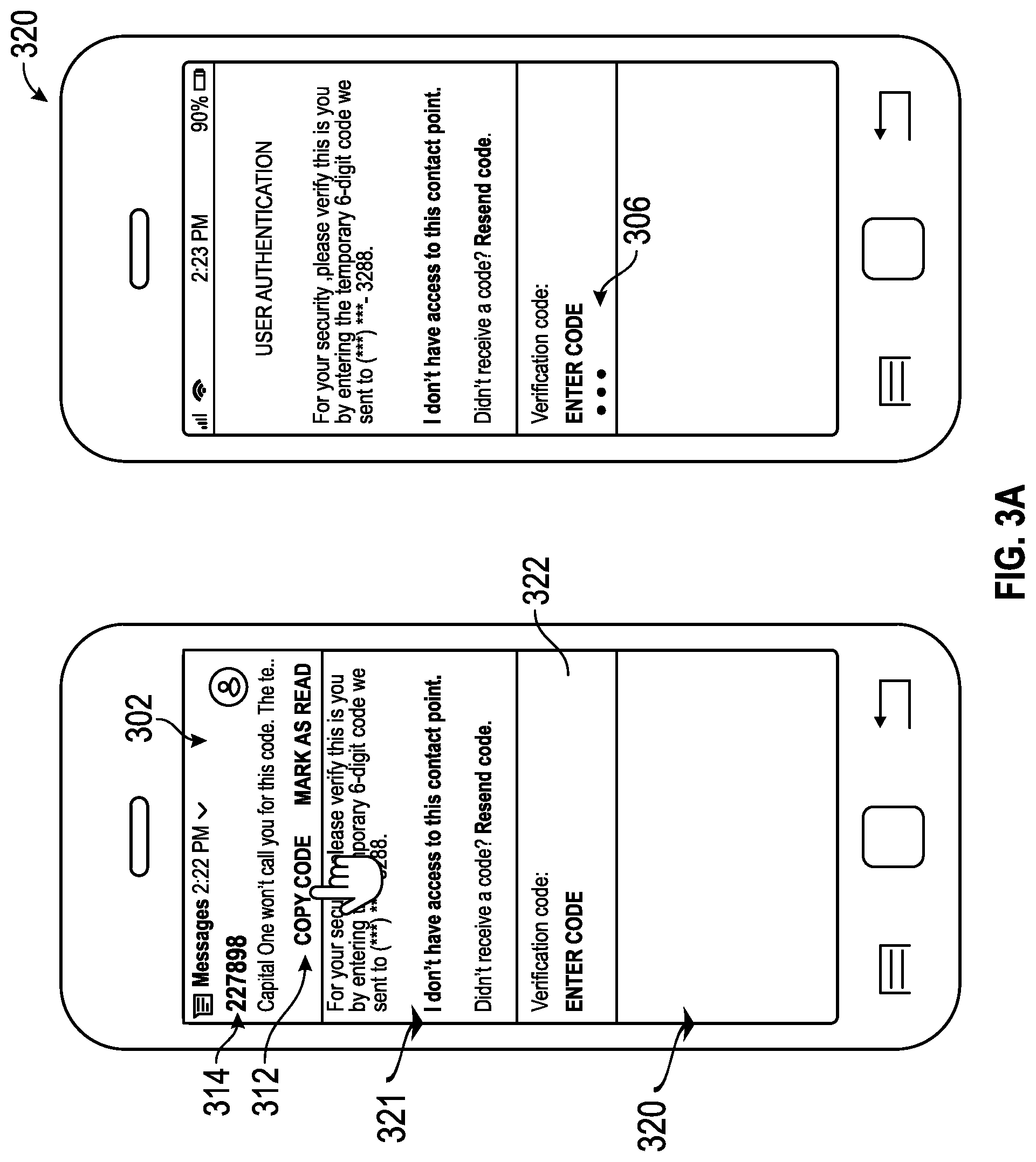 Patent US12328311 Figure 3 – Computer-based systems involving enhanced one-time passcode (OTP) messaging and methods of use thereof