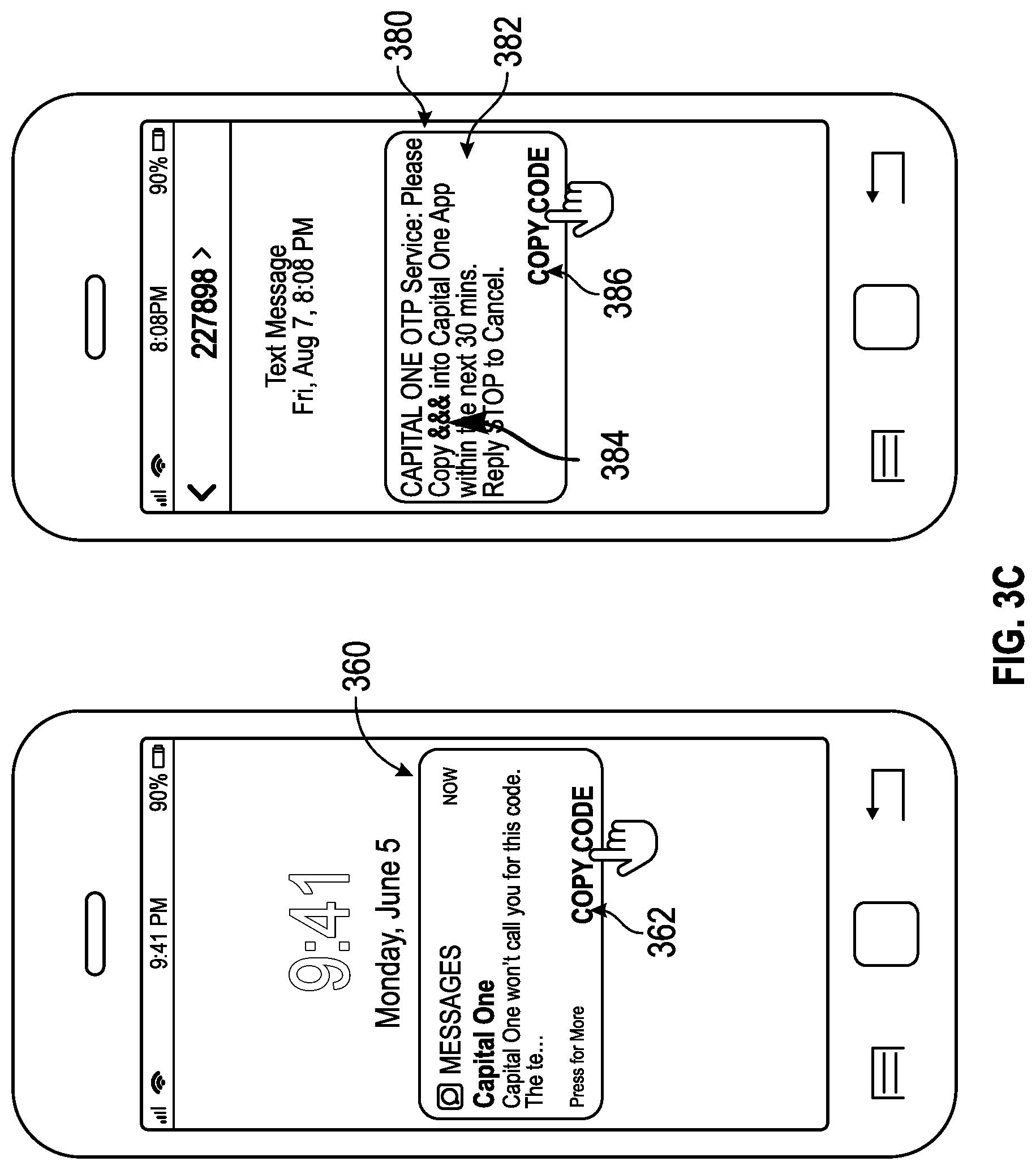Patent US12328311 Figure 5 – Computer-based systems involving enhanced one-time passcode (OTP) messaging and methods of use thereof