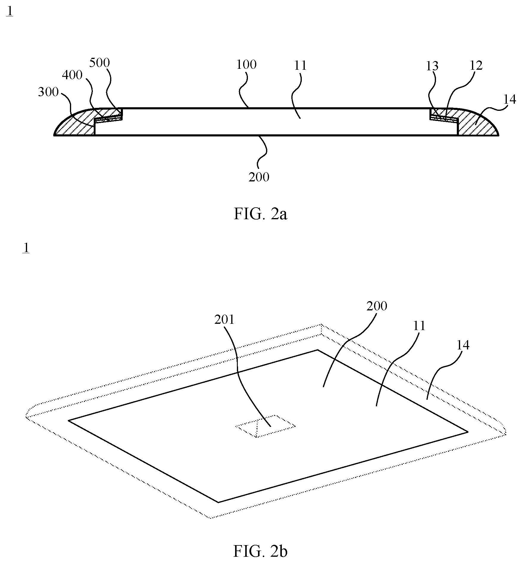 Patent US12328407 — Cover body structure, back cover, and electronic device — Figure 1