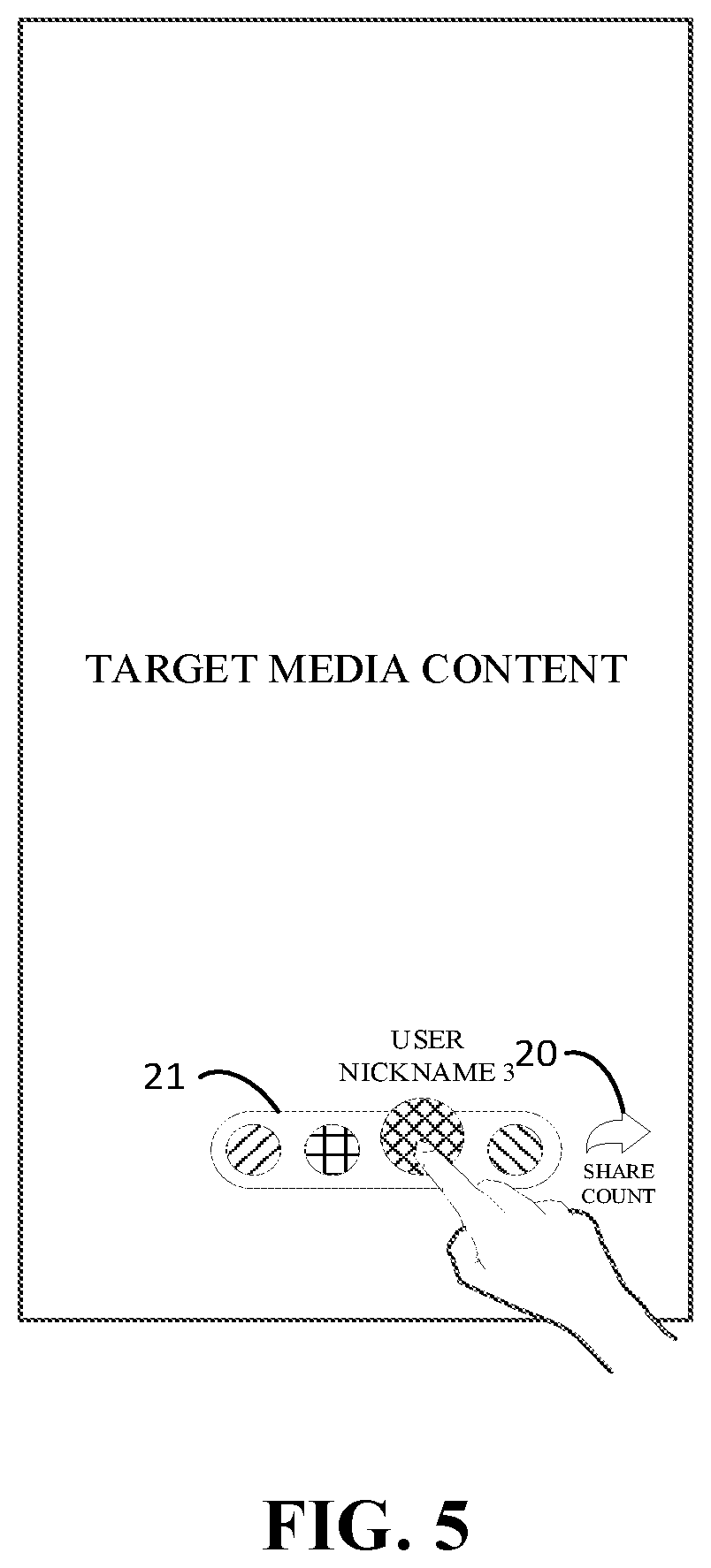 Patent US12328409 — Media content sharing method, apparatus, electronic device and storage medium — Figure 1