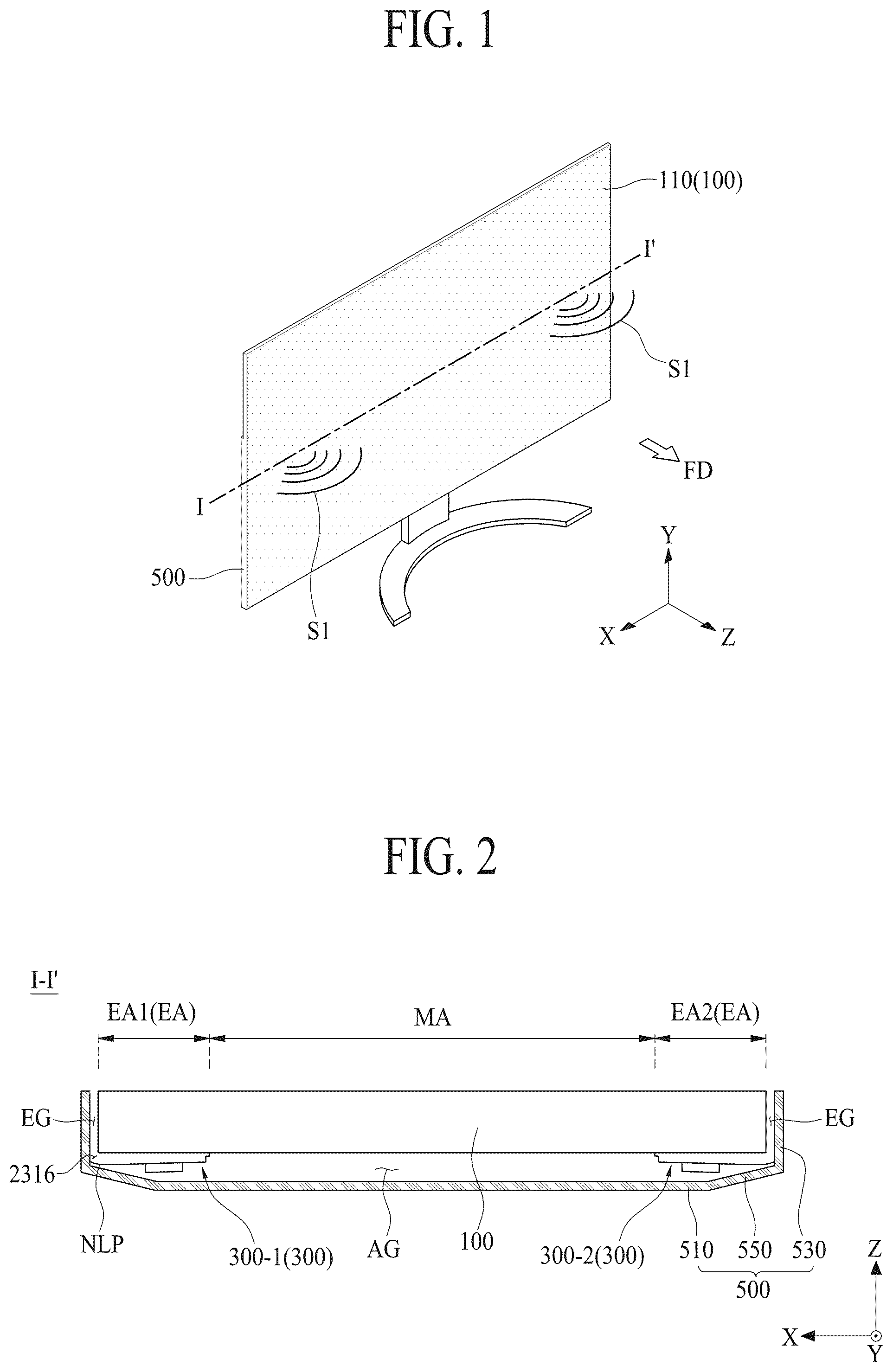 Patent US12328546 Figure 1 – Display apparatus