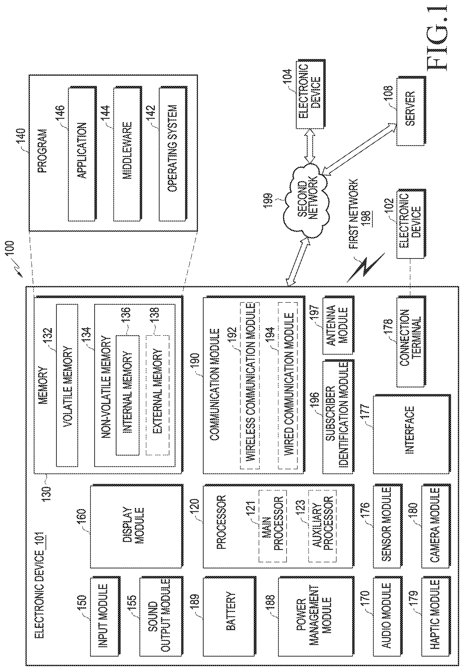 Patent US12328684 Figure 1 – Electronic device and method for controlling power of transmission signal in transformable electronic device