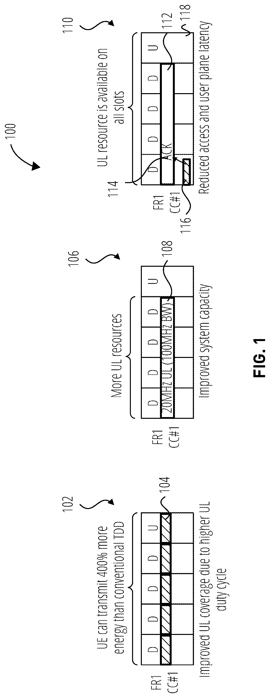 Patent US12328738 — Systems, methods, and apparatuses for cross division duplex operation in wireless communication — Figure 1