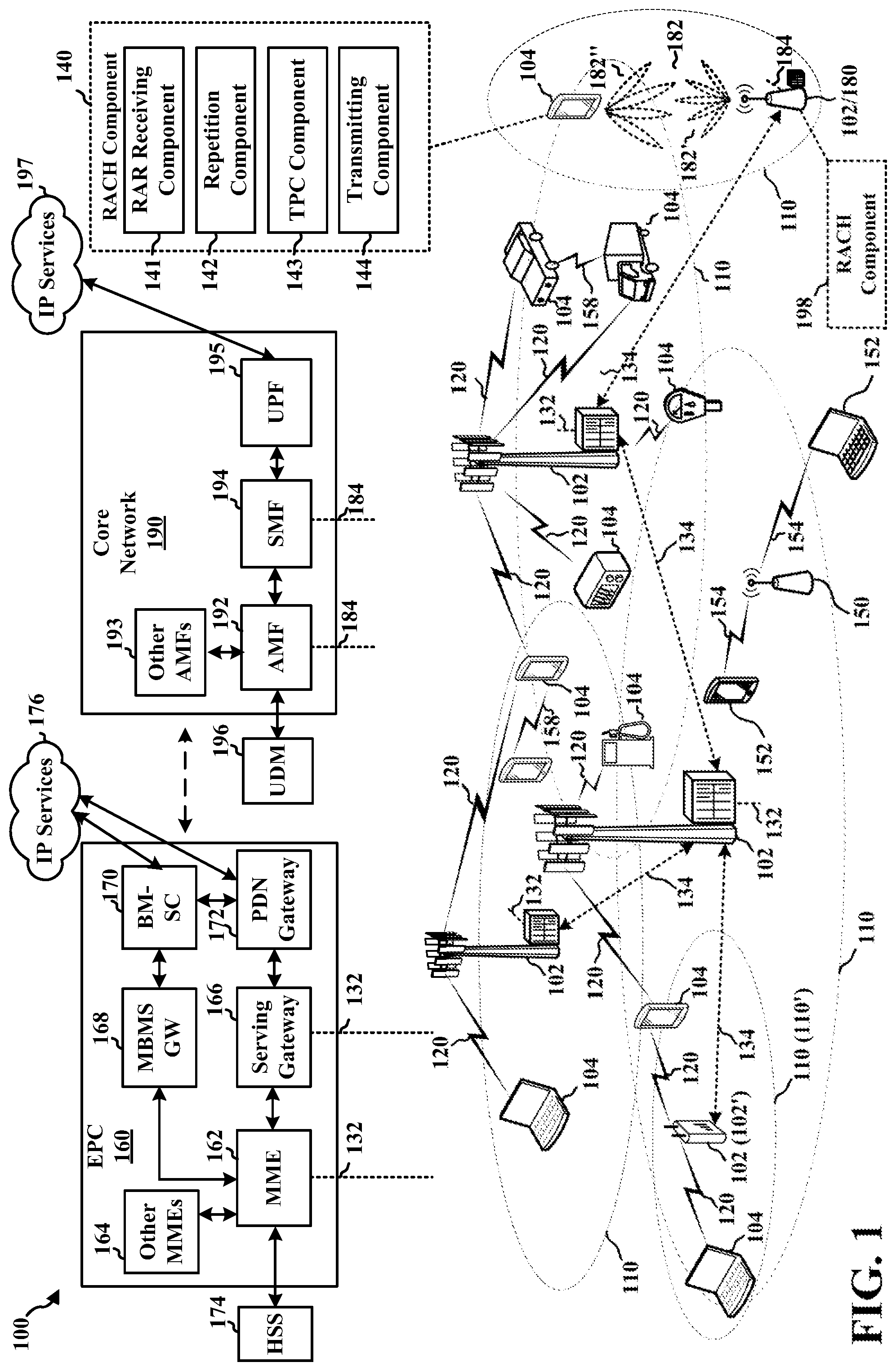 Patent US12328768 — Joint MSG3 repetition factor and TPC indication — Figure 1