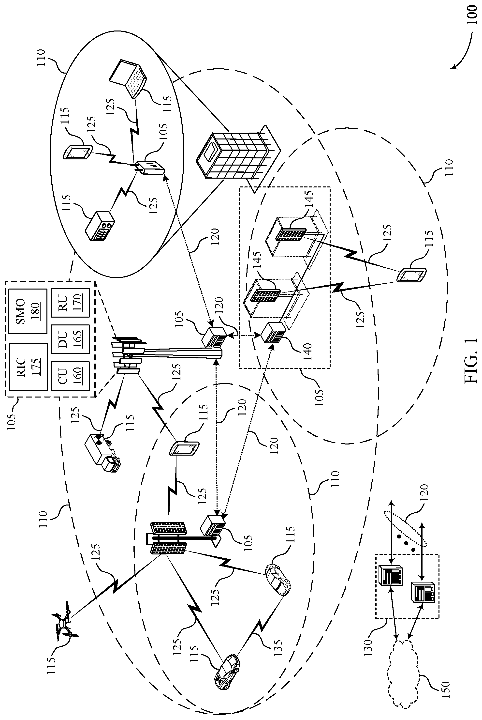 Patent US12328775 — Criteria for PRACH repetition — Figure 1