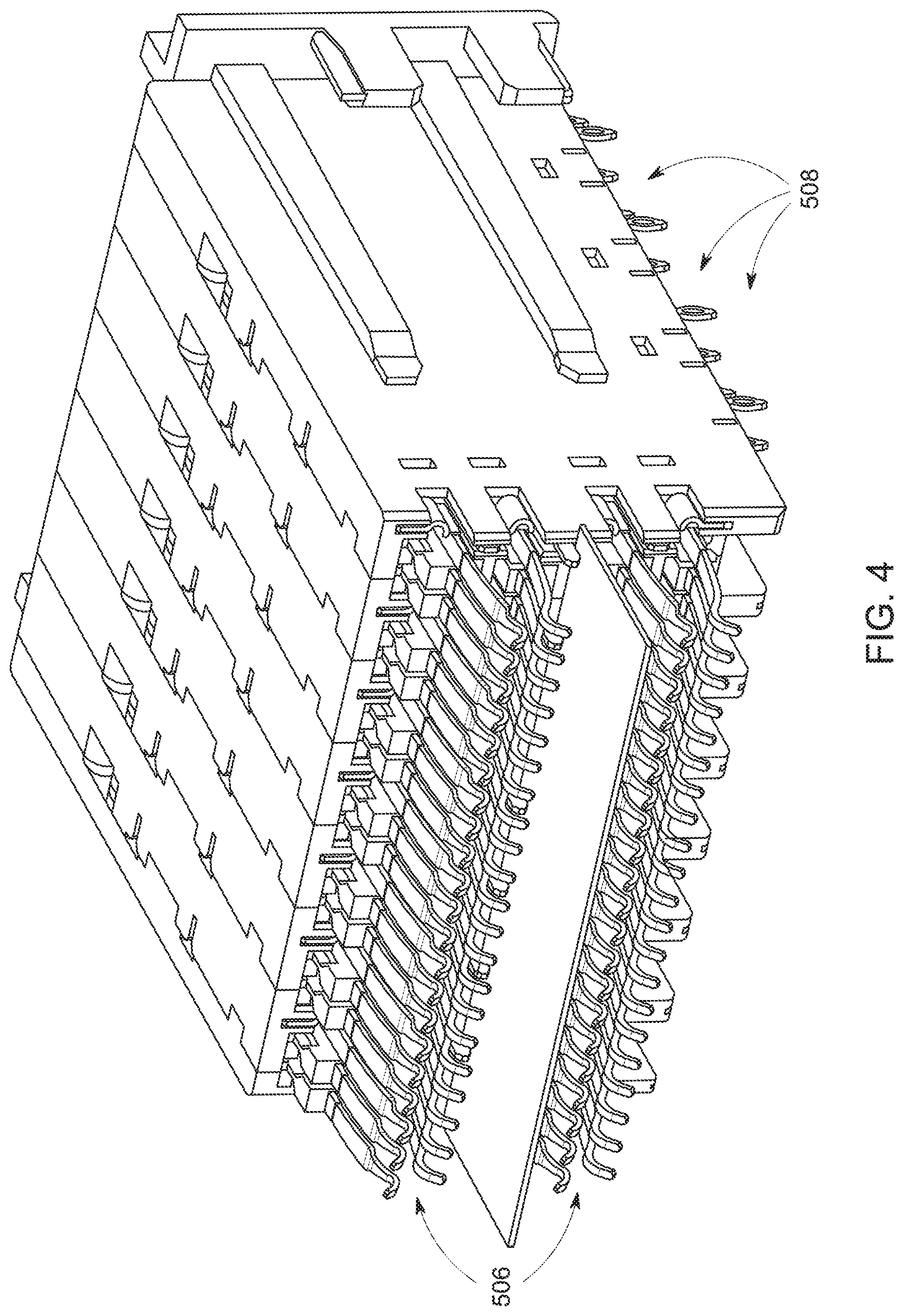 Patent US12328812 — Connector and printed circuit board with surface ground plane — Figure 1