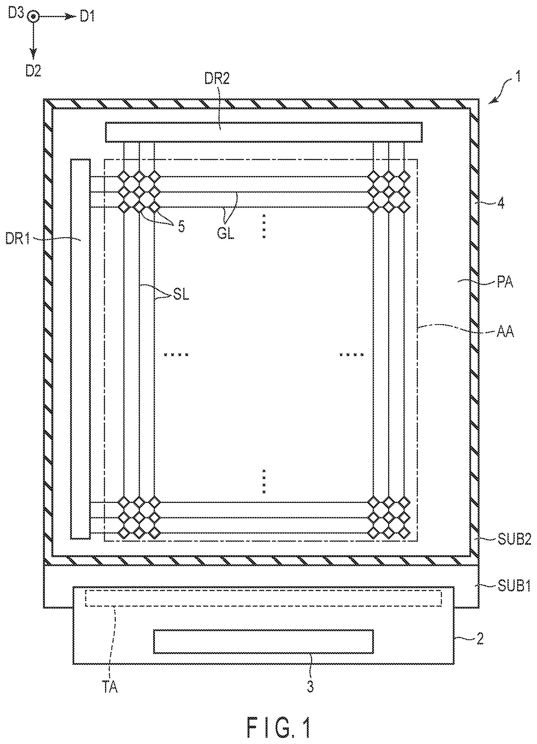 Patent US12328813 — Electronic device — Figure 1