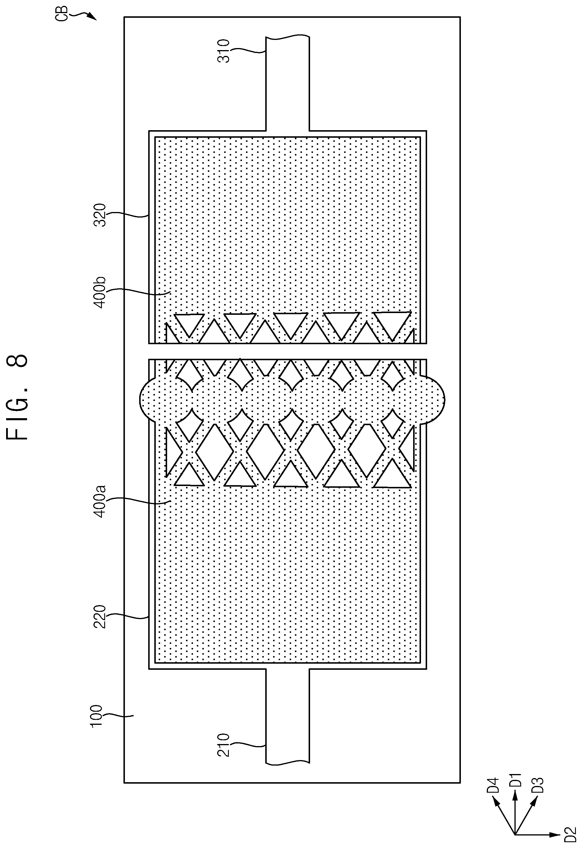 Patent US12328815 Figure 8 – Circuit board and display device including the same