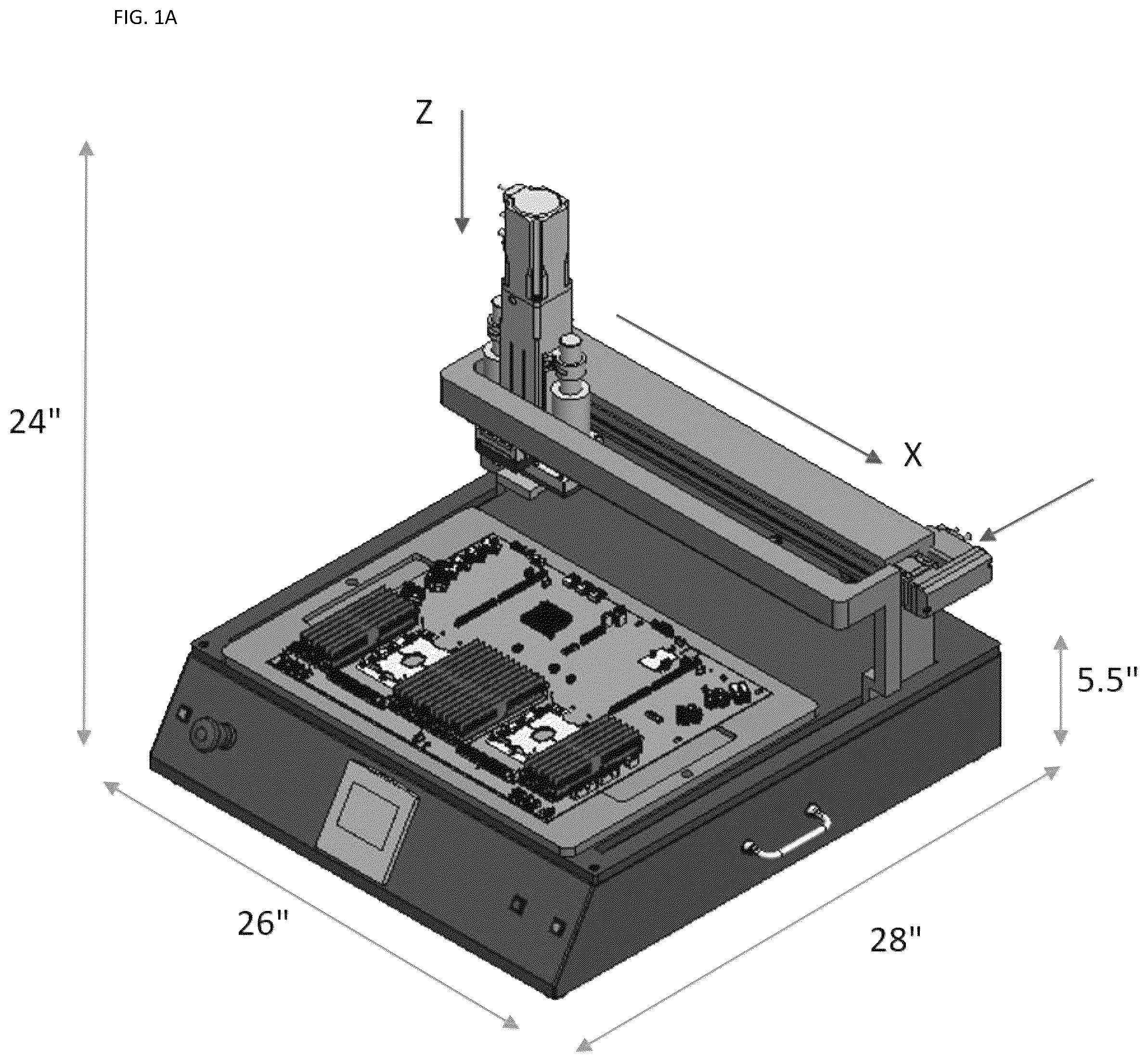 Patent US12328823 — Automated memory card press fixture — Figure 1