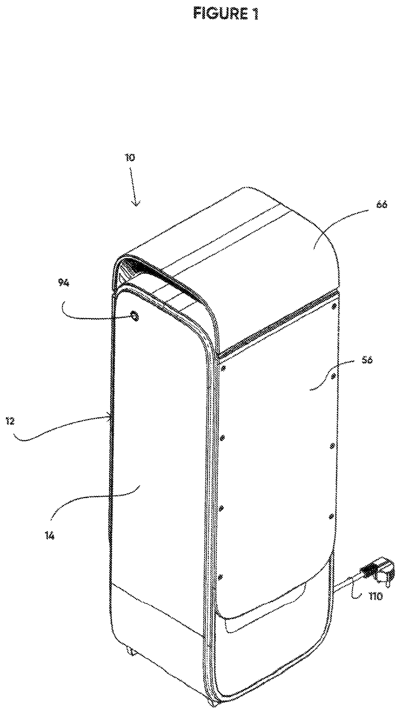 Patent US12328840 — Heater device for mining cryptocurrency — Figure 1