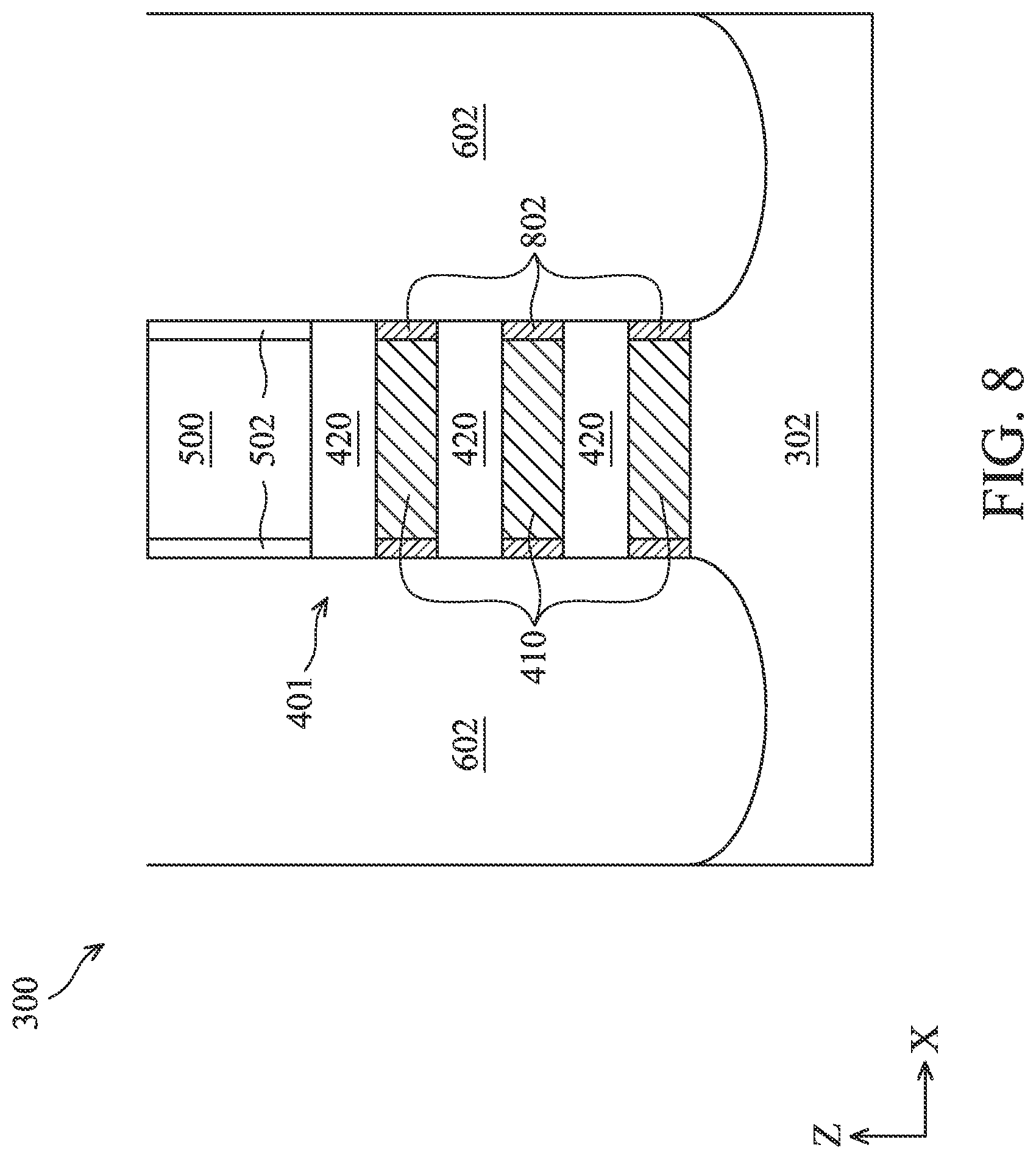 Patent US12328903 Figure 11 – Semiconductor devices and methods of manufacturing thereof