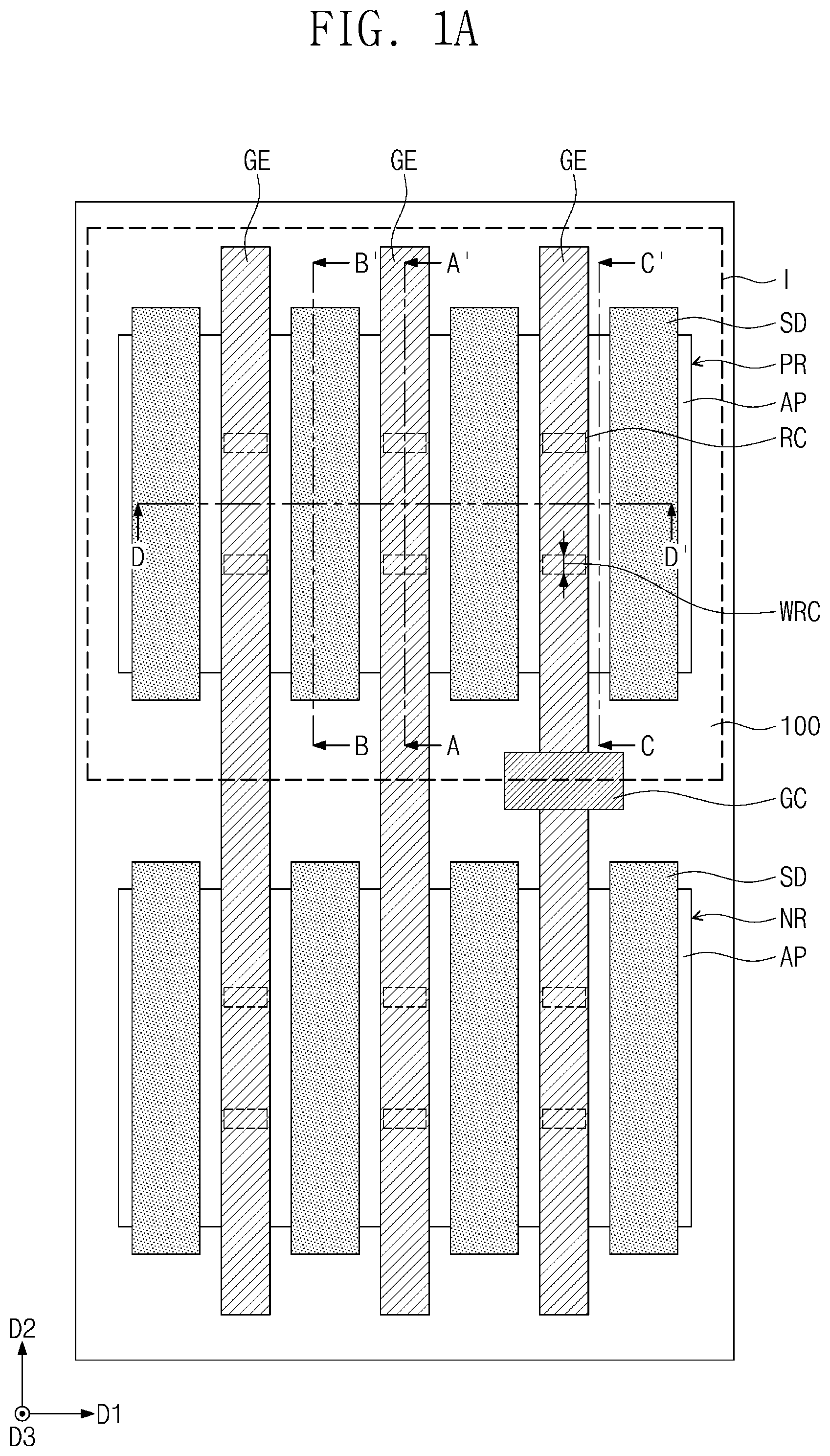 Patent US12328909 — Semiconductor devices and methods of fabricating the same — Figure 1