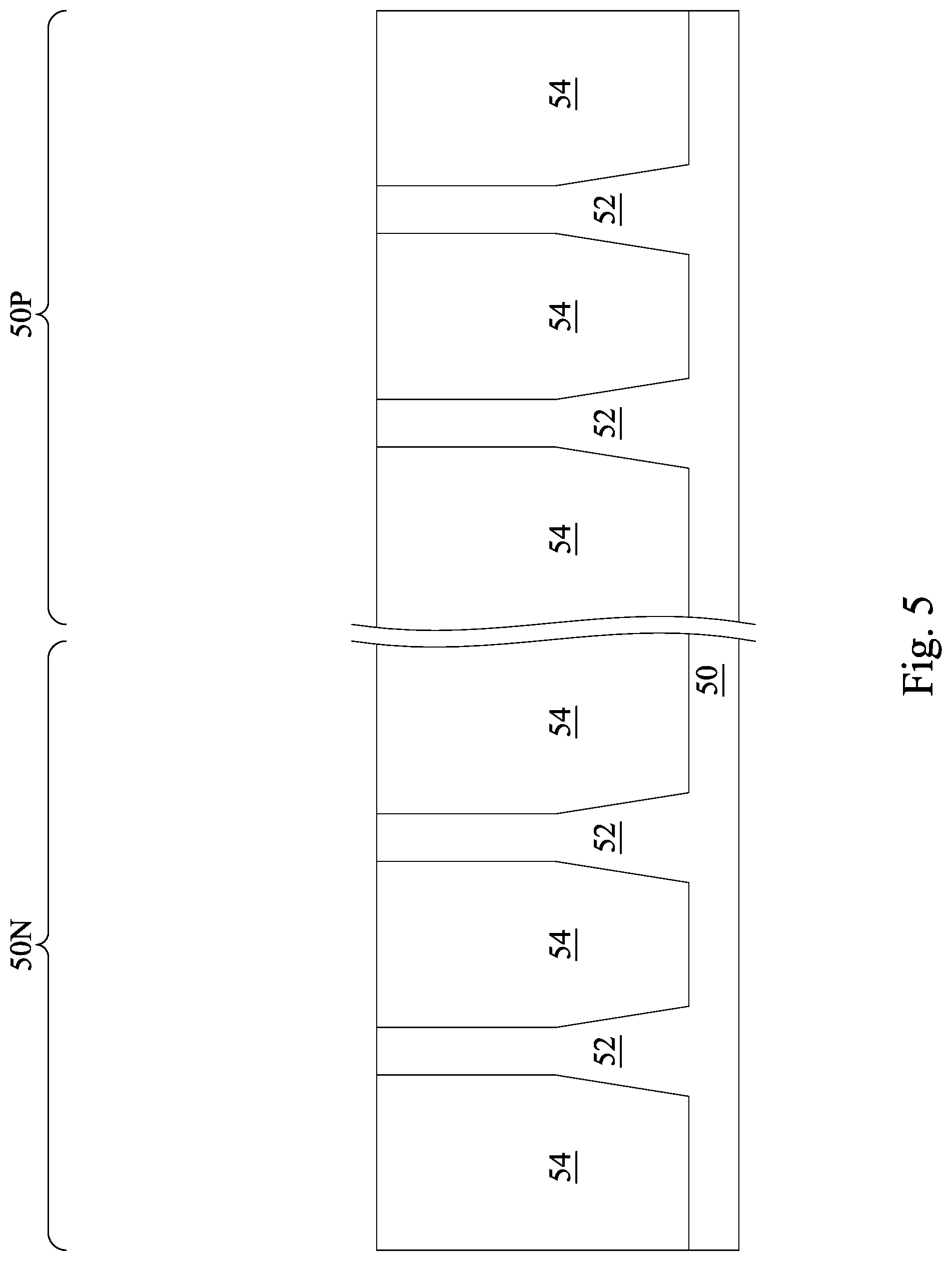 Patent US12328923 Figure 5 – Gate electrode deposition and structure formed thereby