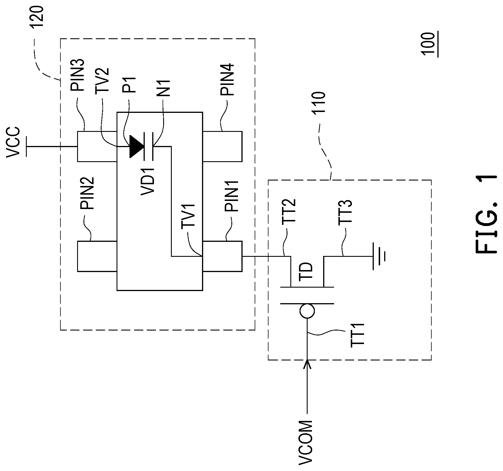 Patent US12328934 — Electronic device and diode — Figure 1