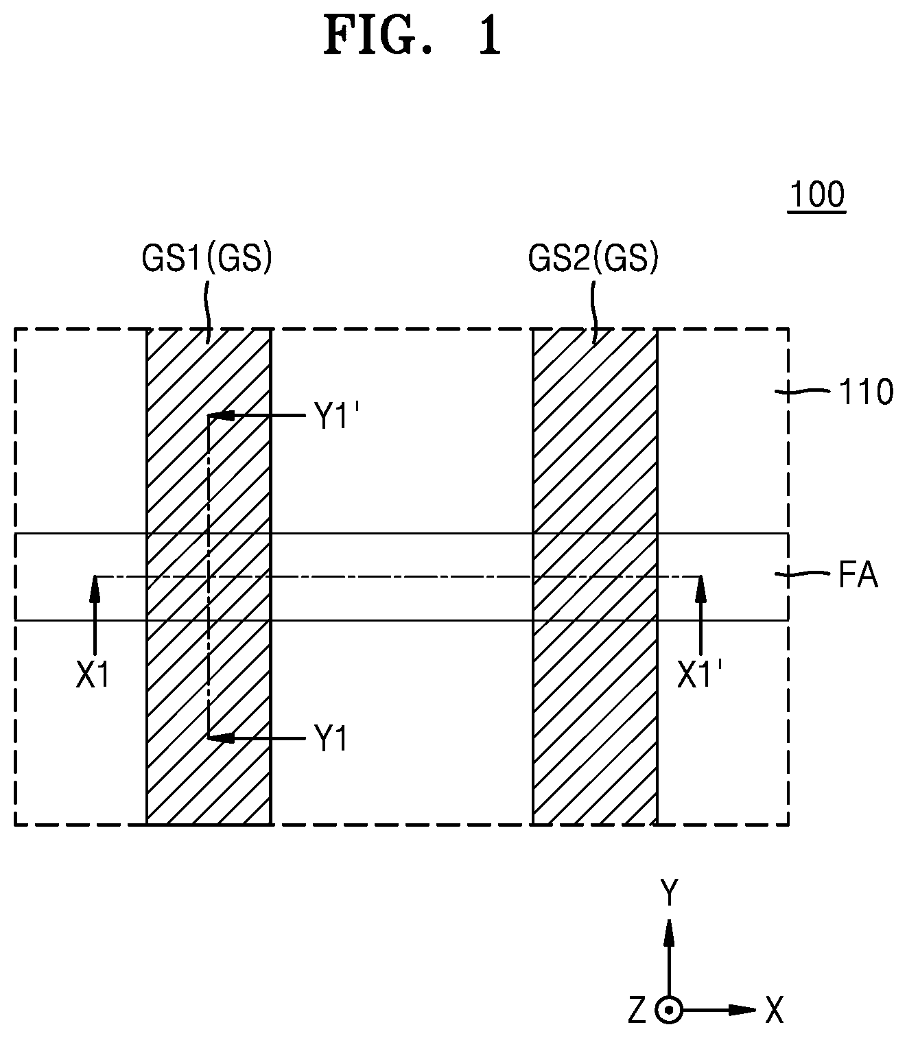 Patent US12328937 — Integrated circuit devices and methods of manufacturing the same — Figure 1