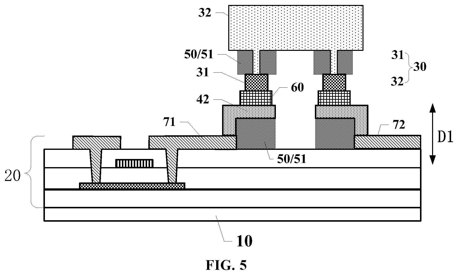 Patent US12328941 — Curved light-emitting substrate — Figure 1