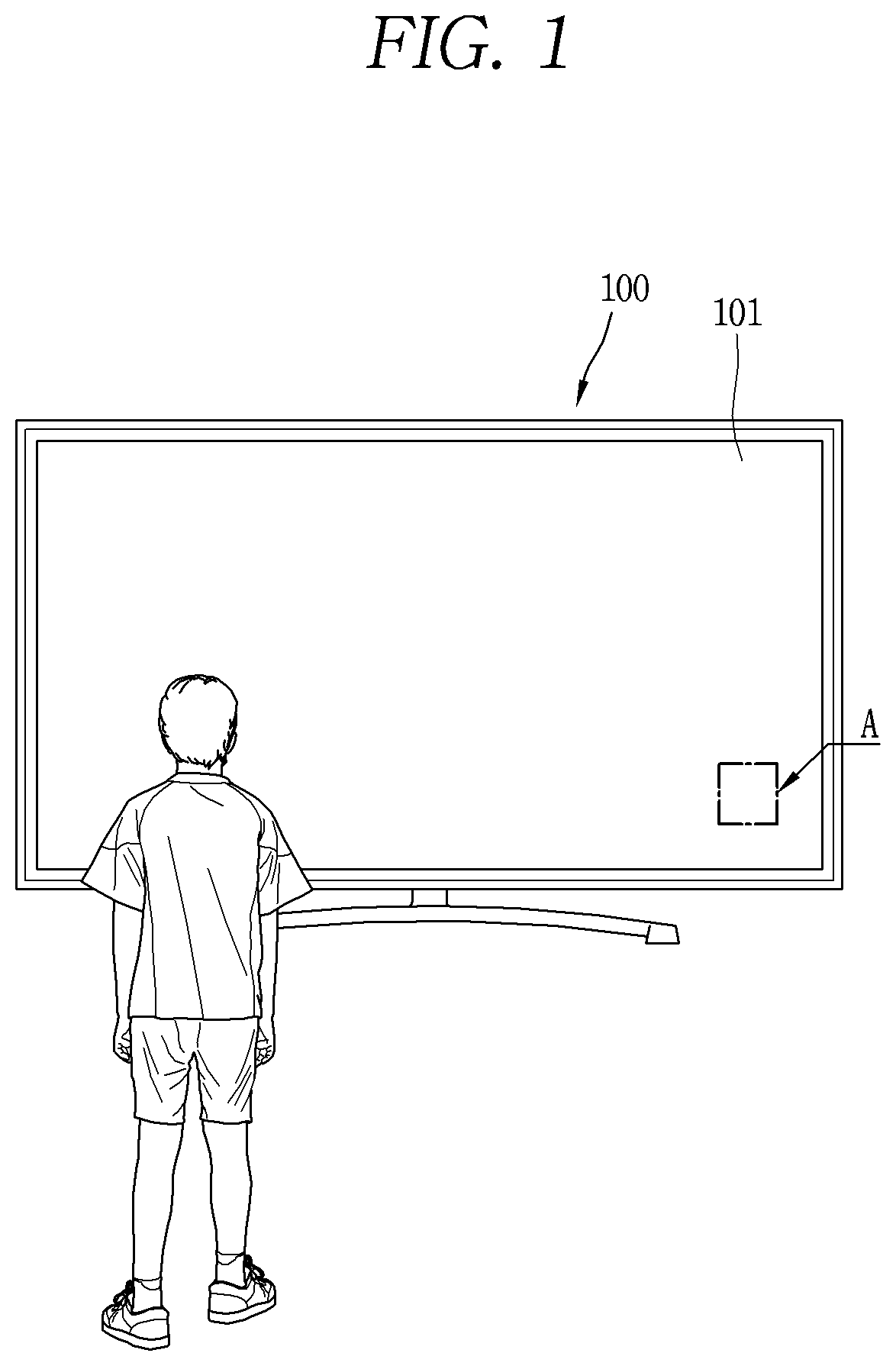 Patent US12328979 — Method of manufacturing display device using semiconductor light emitting element — Figure 1