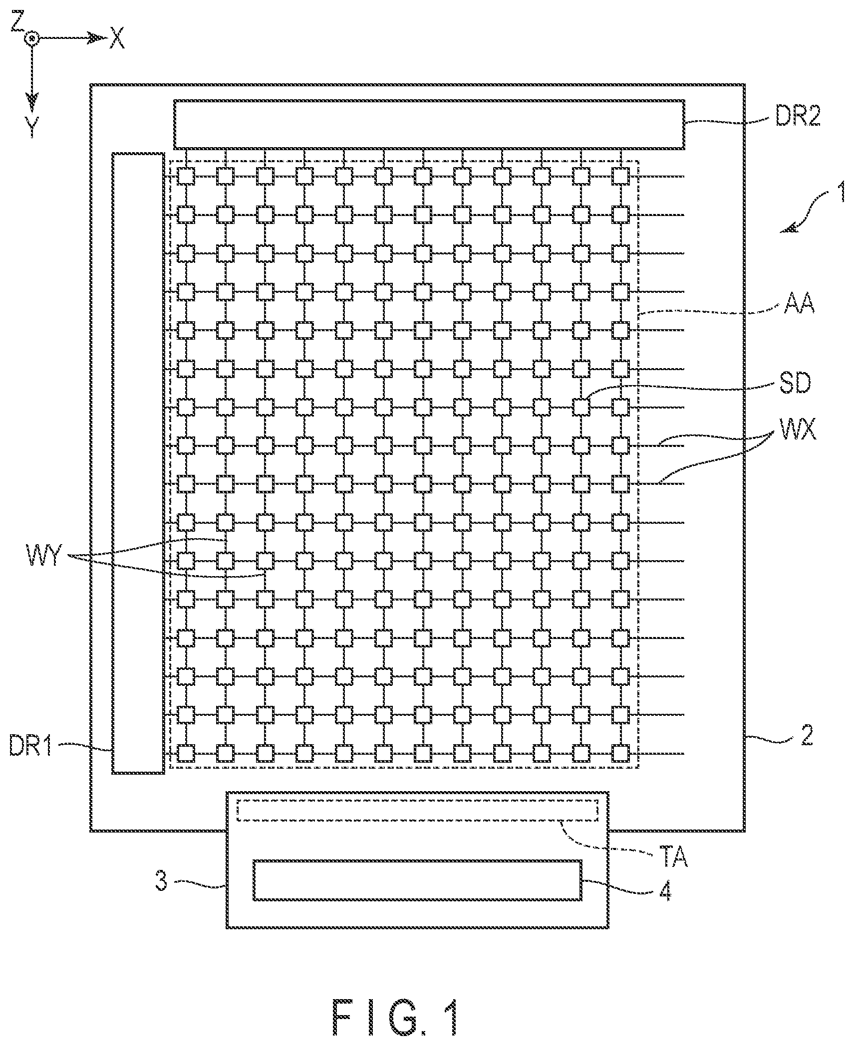 Patent US12328994 — Electronic device — Figure 1
