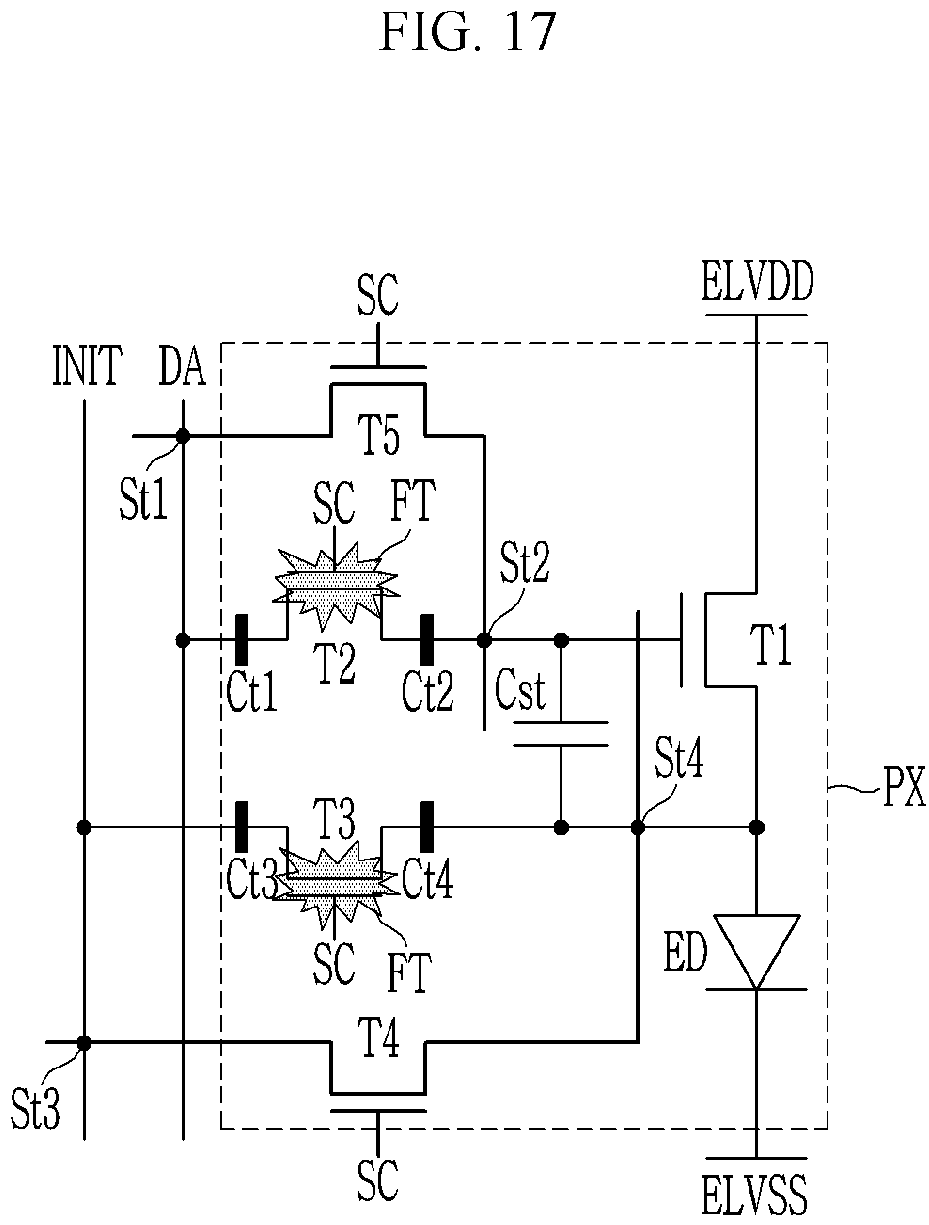 Patent US12328998 Figure 17 – Display device and method for repairing the same