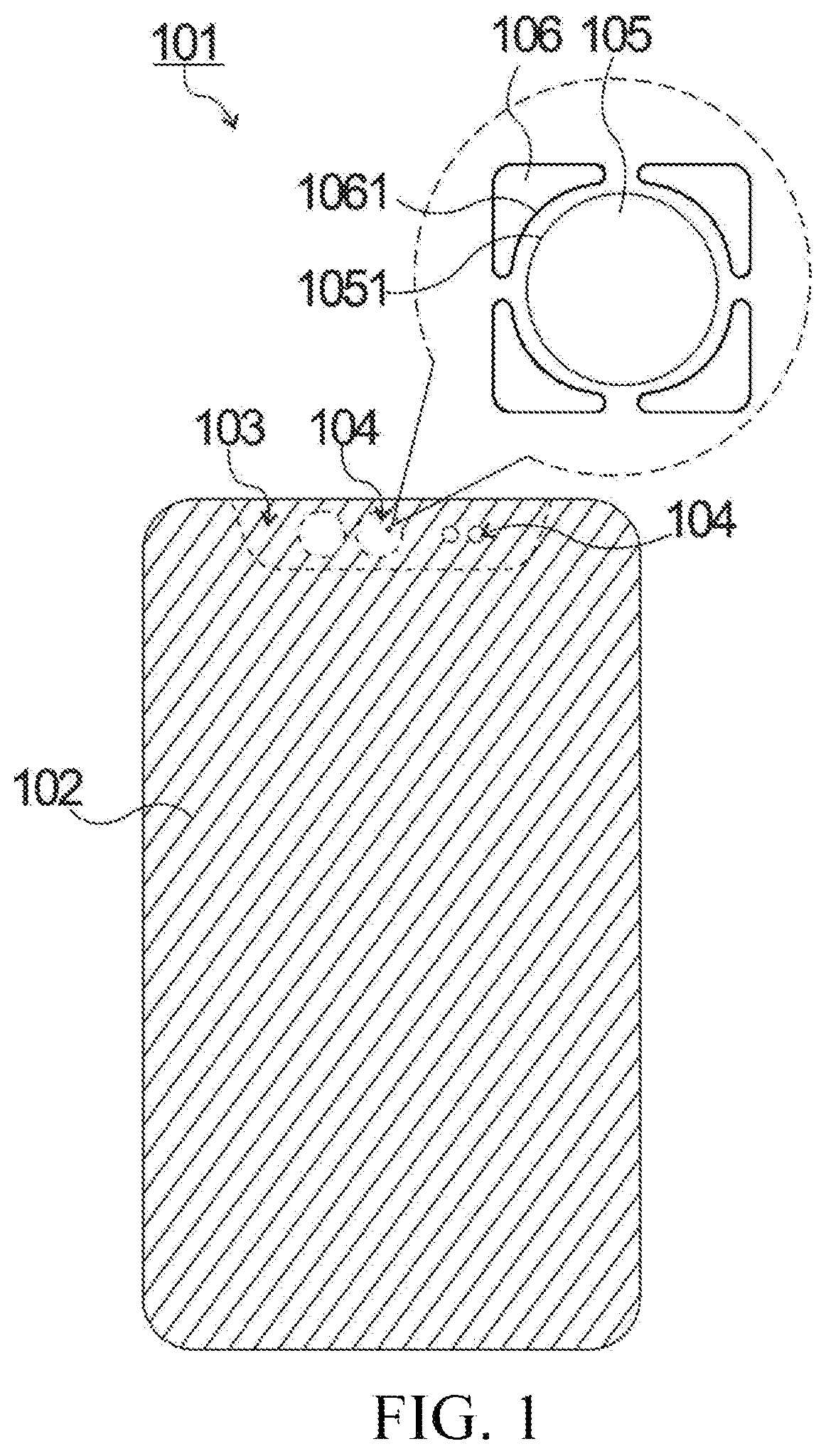 Patent US12329009 — OLED display panel and display device — Figure 1