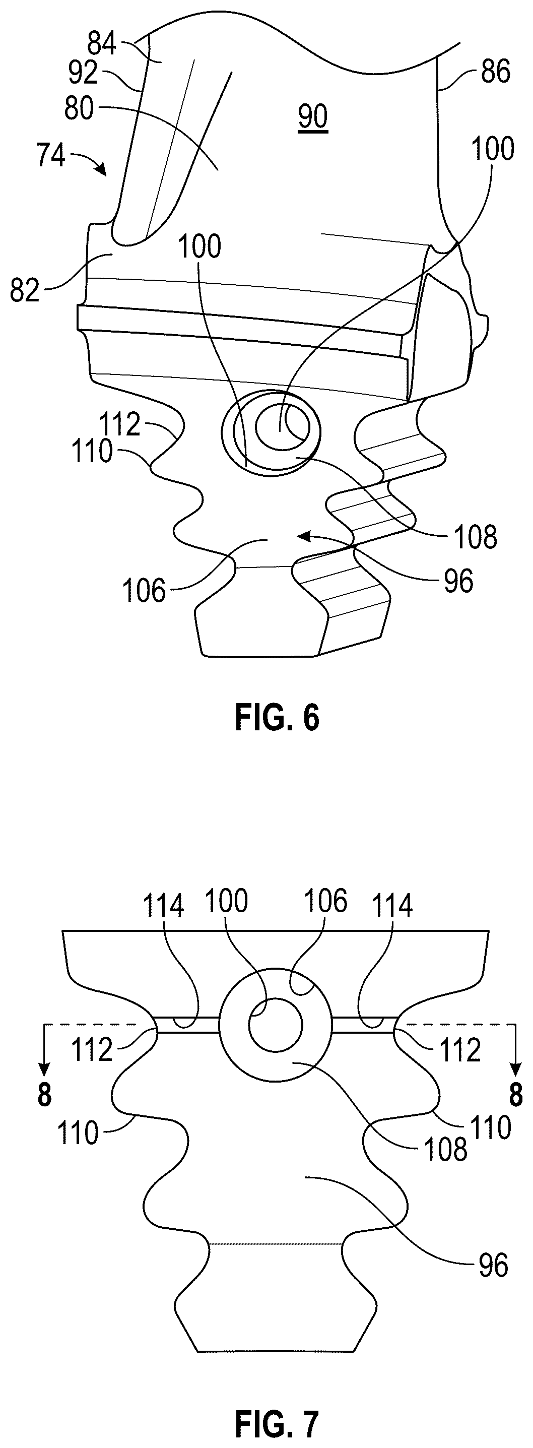 Patent US12331658 Figure 5 – Test blade for gas turbine engine and method of making