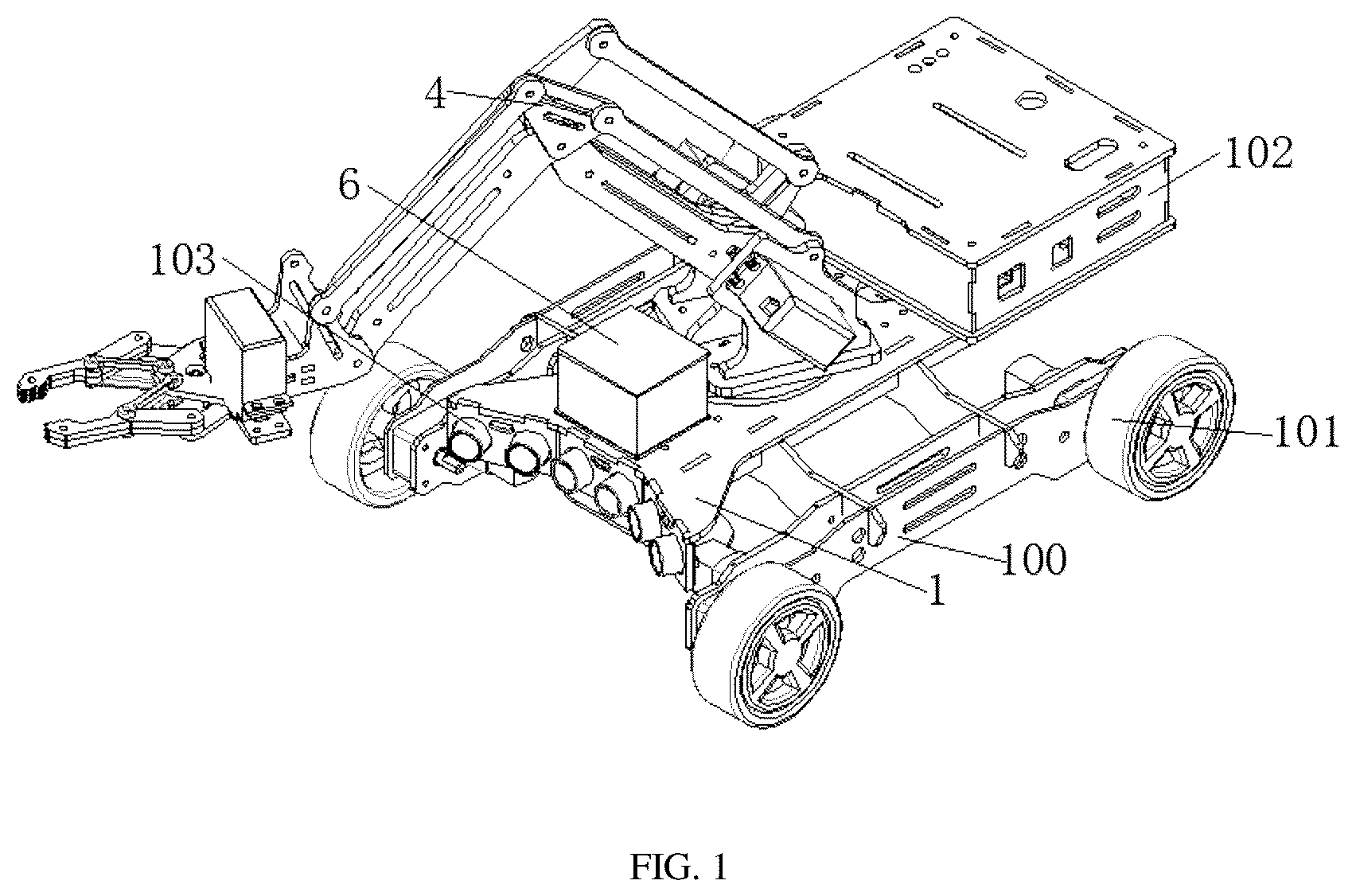 Patent US12331726 — Dust cleaning device for wind turbine blade — Figure 1