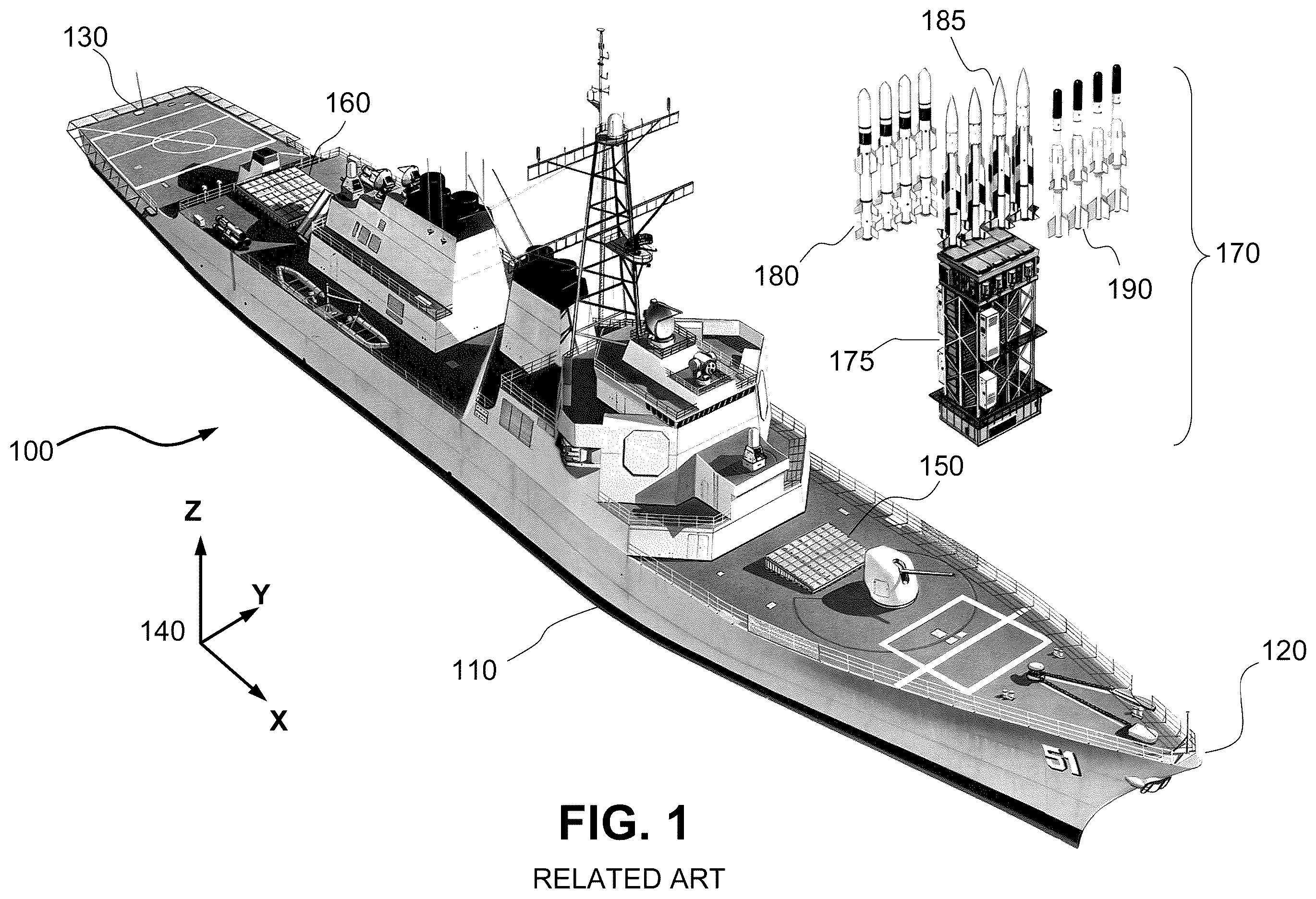 Patent US12332011 — Inert launch control simulator — Figure 1