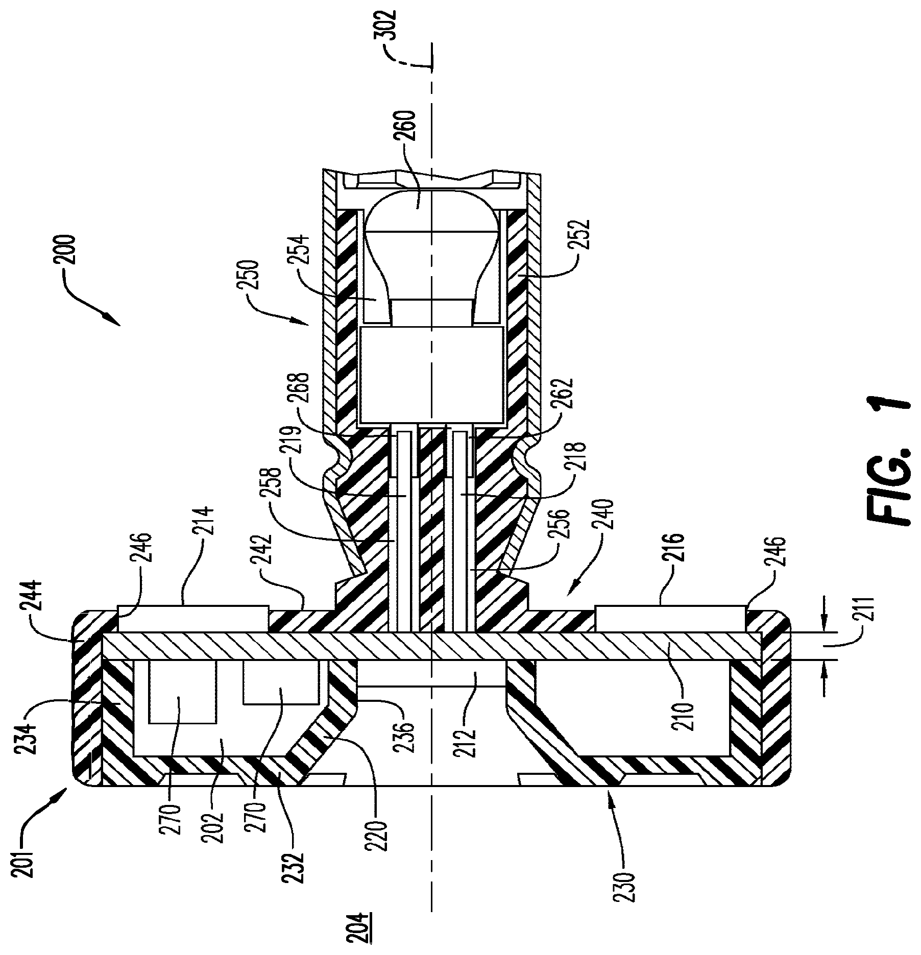 Patent US12332034 — Initiator head with circuit board — Figure 1