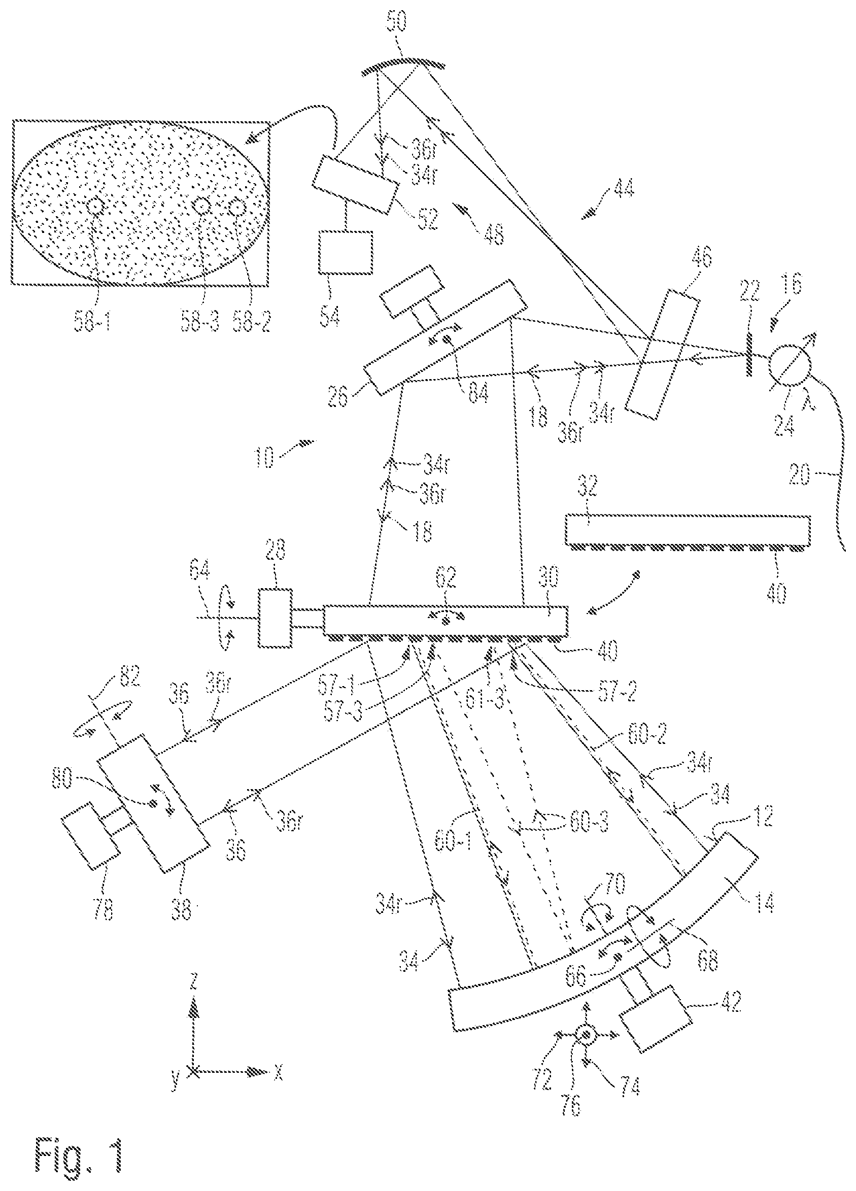 Patent US12332043 — Measurement method for interferometrically determining a surface shape — Figure 1