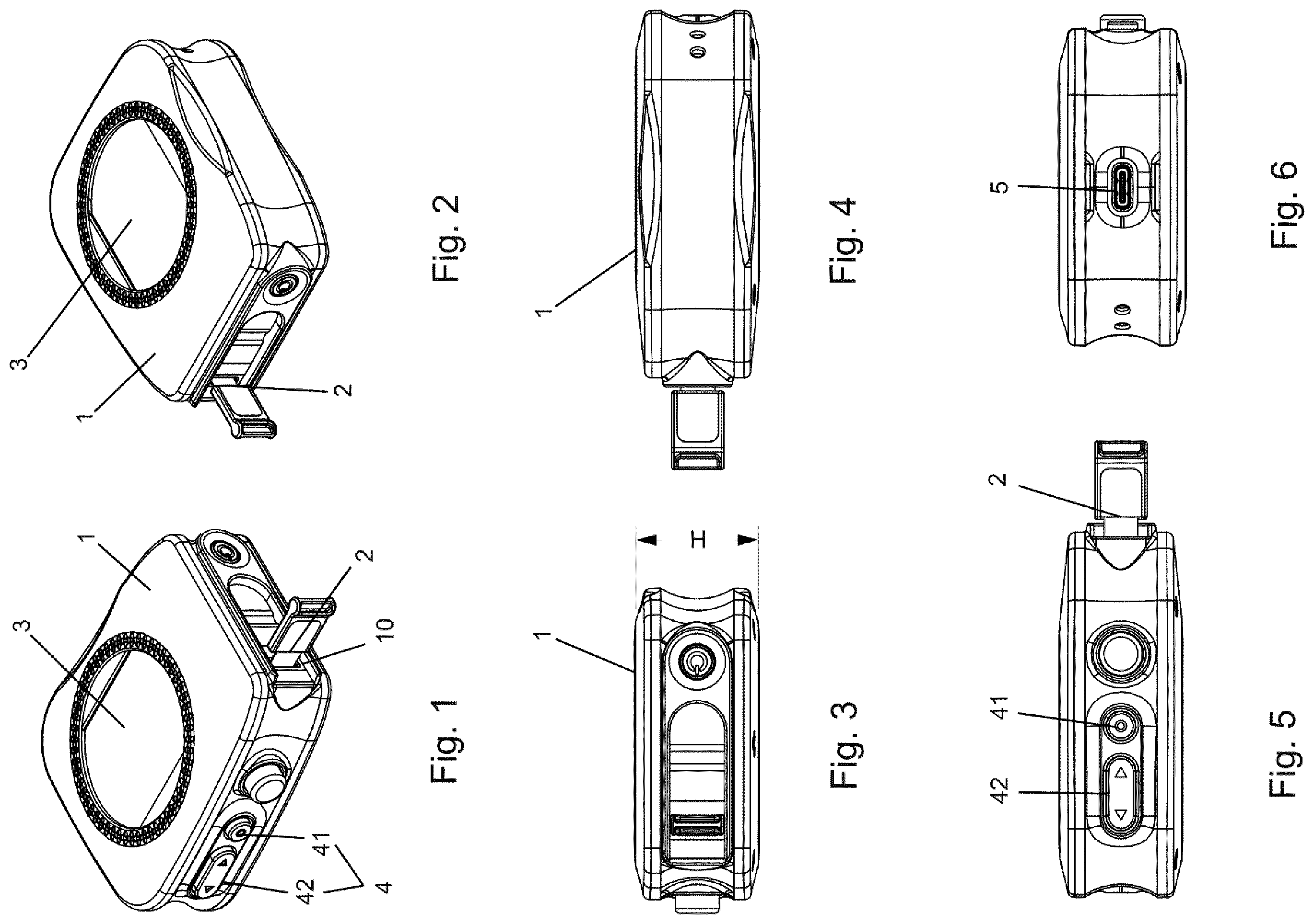 Patent US12332048 — Electronic tape measure — Figure 1