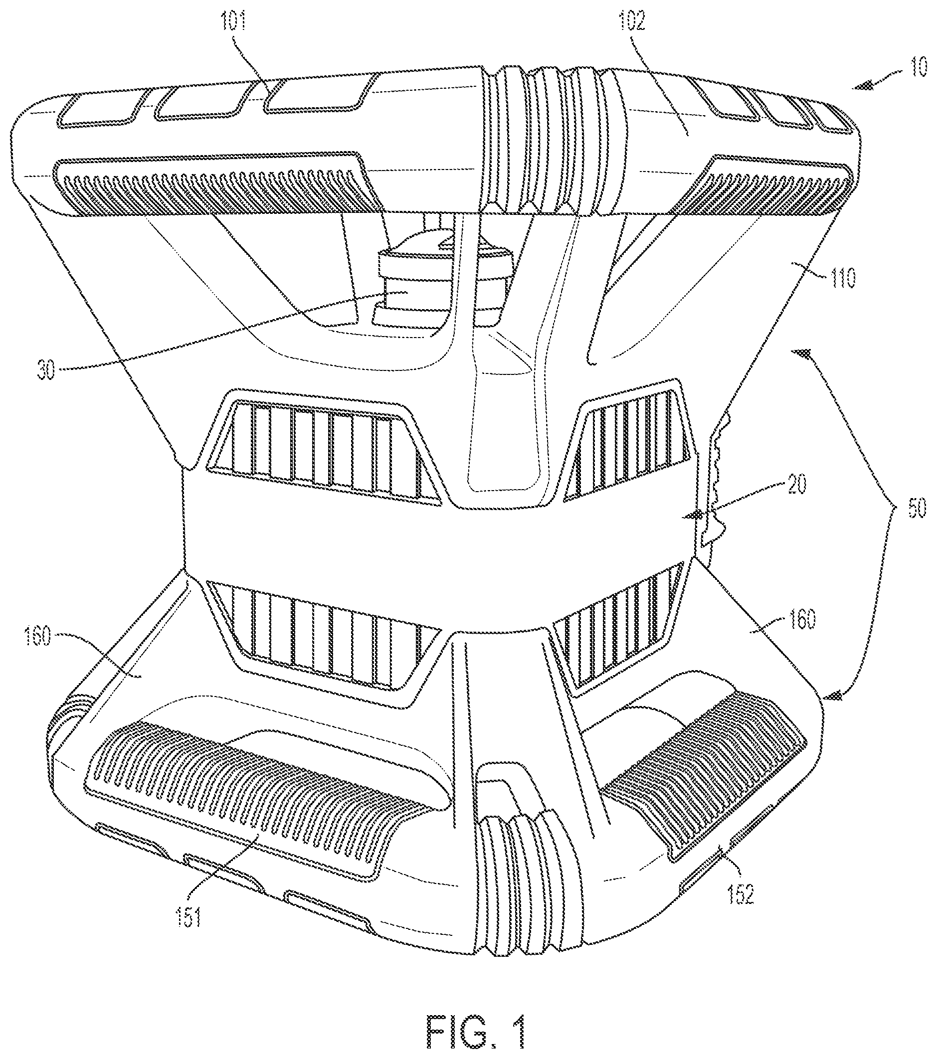 Patent US12332055 — Laser level — Figure 1