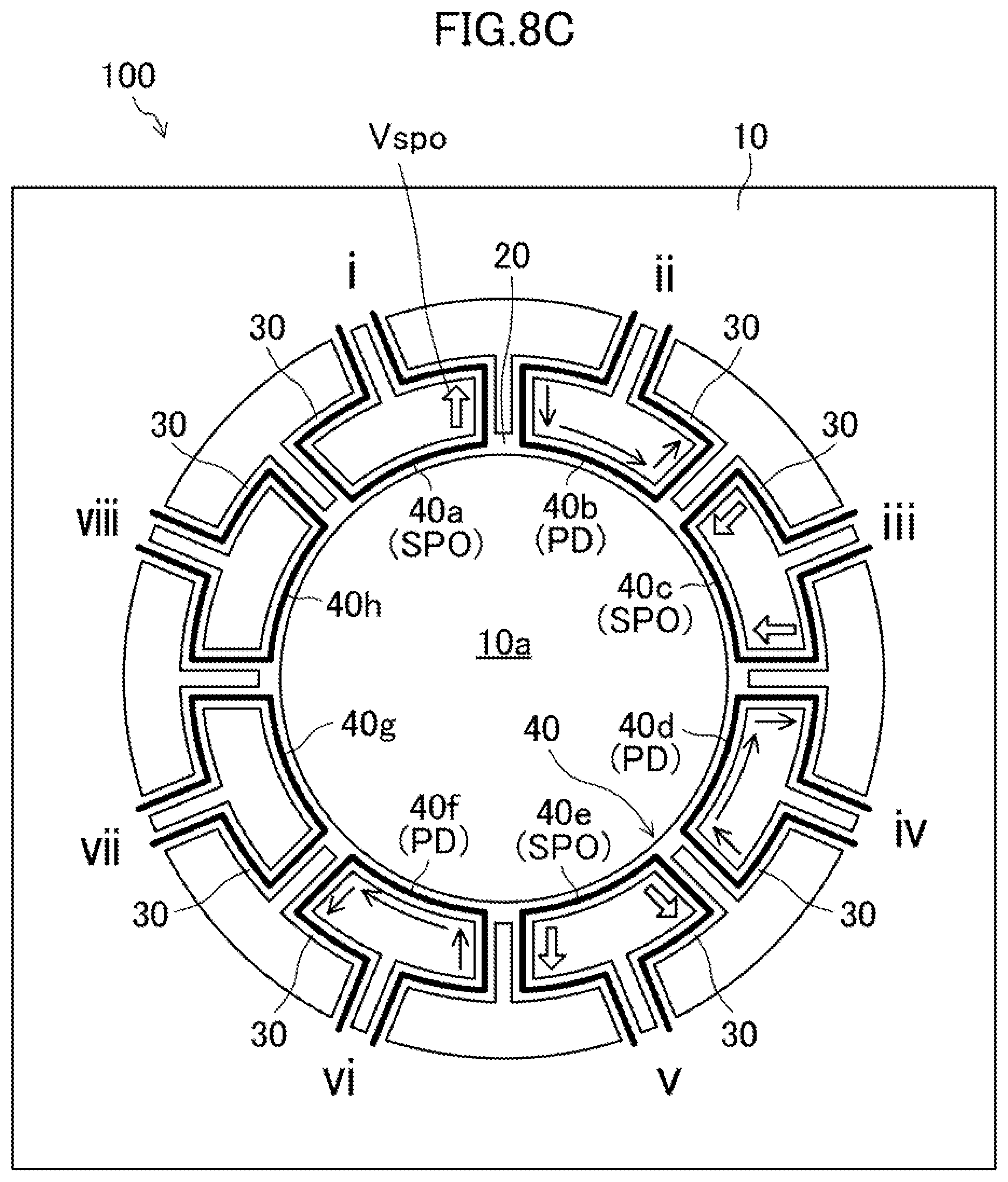 Patent US12332056 Figure 10 – Vibrating-type gyroscope element and angular velocity sensor including same