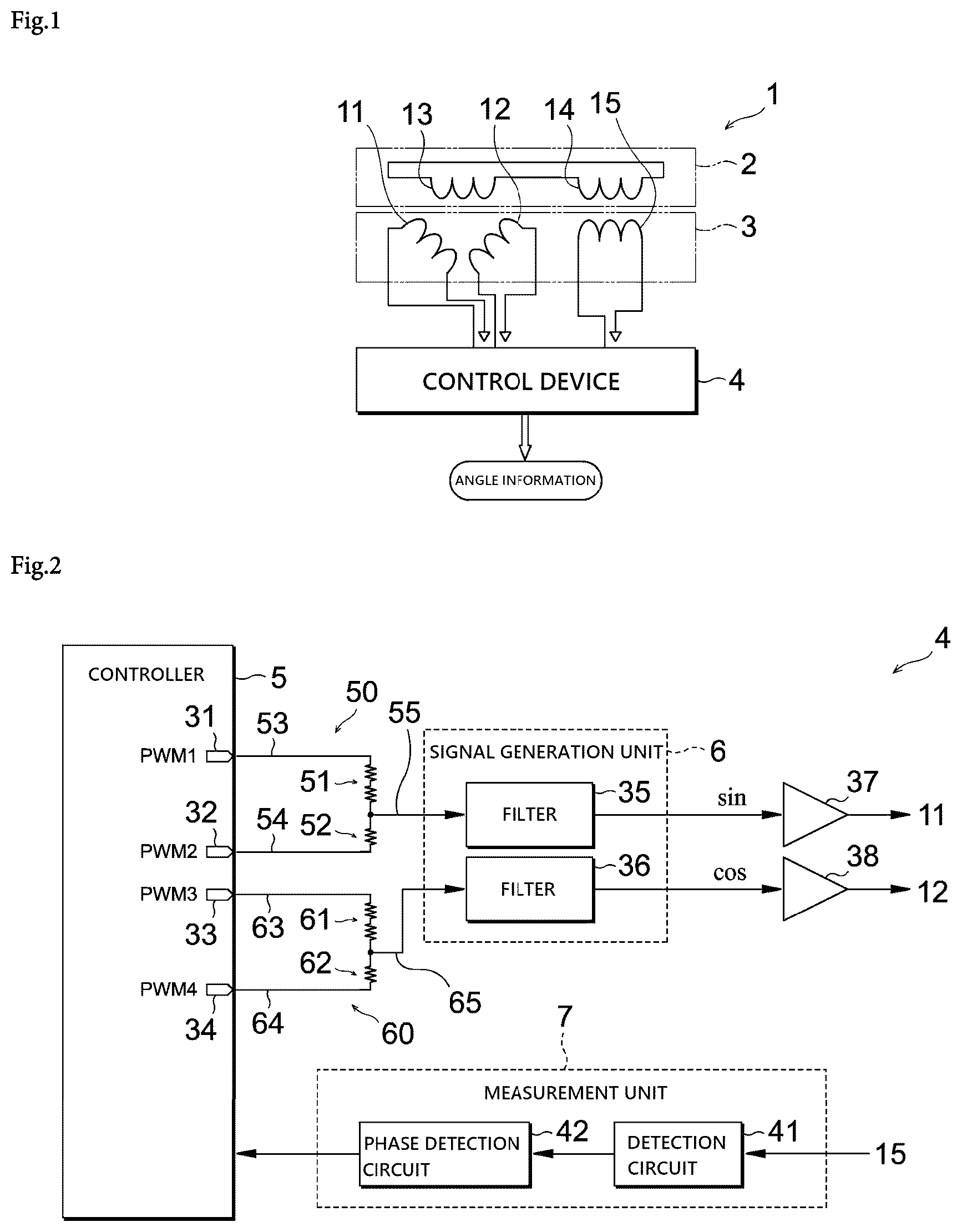Patent US12332091 — Control device of rotation detector — Figure 1