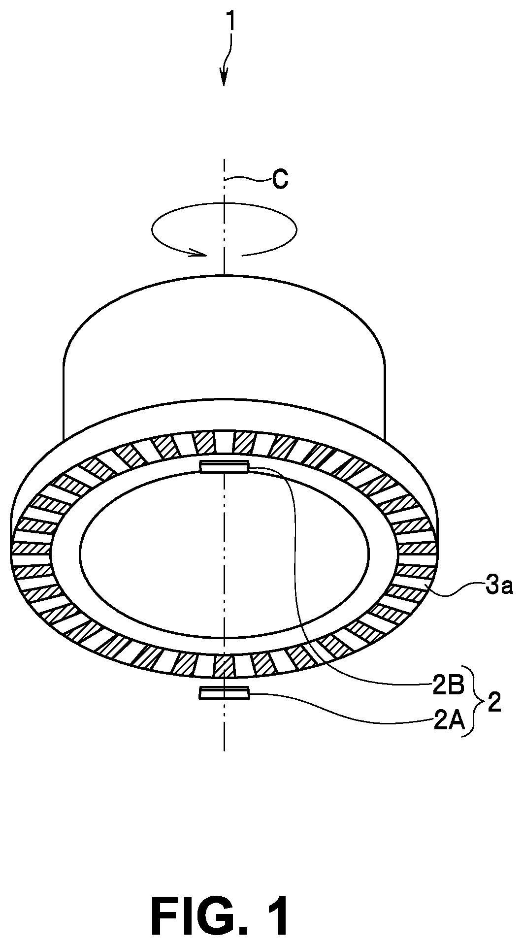 Patent US12332093 — Magnetic sensor, magnetic encoder, and manufacturing method for magnetic sensor — Figure 1