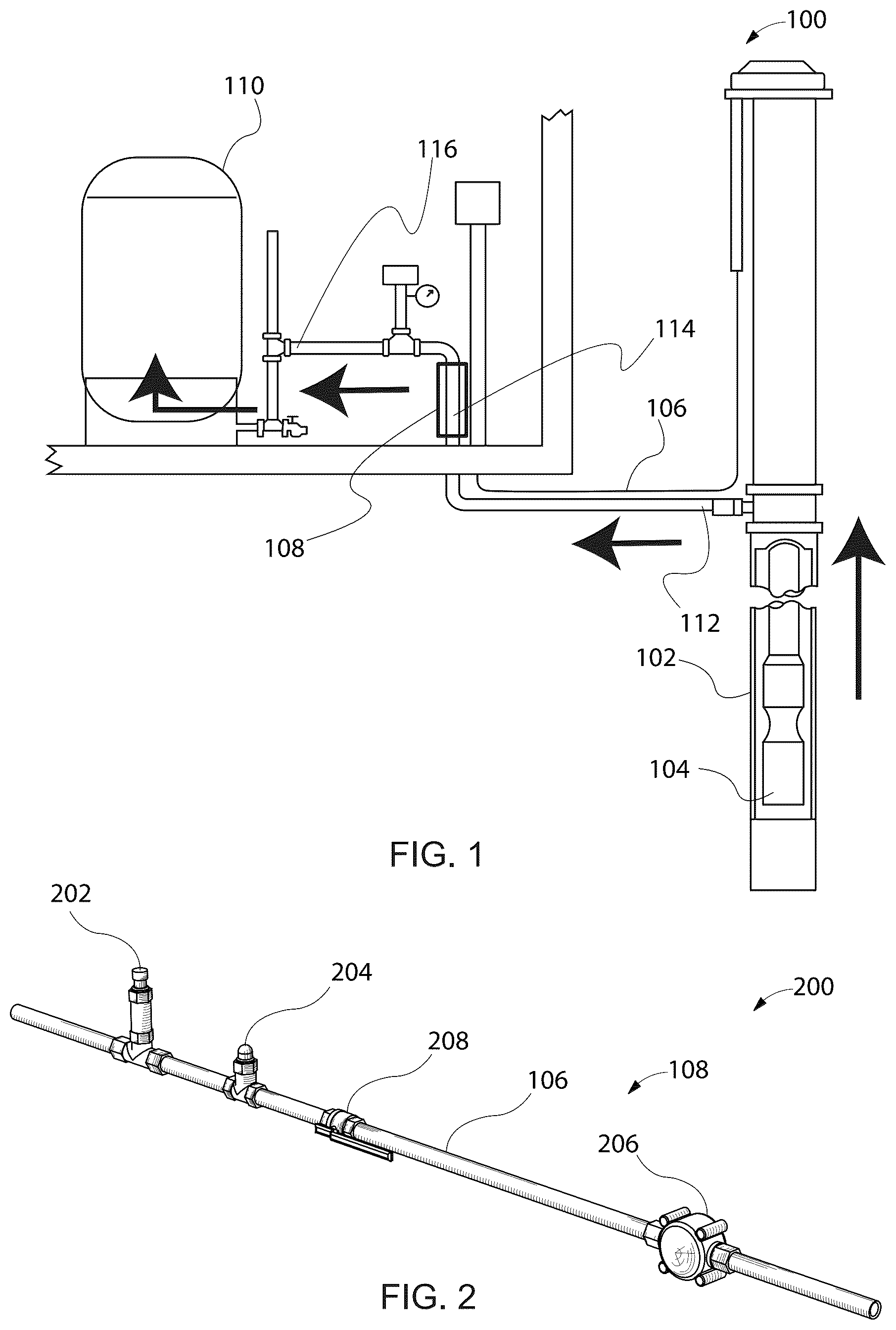 Patent US12332106 — Wellbore water level and health determination system and method(s) — Figure 1