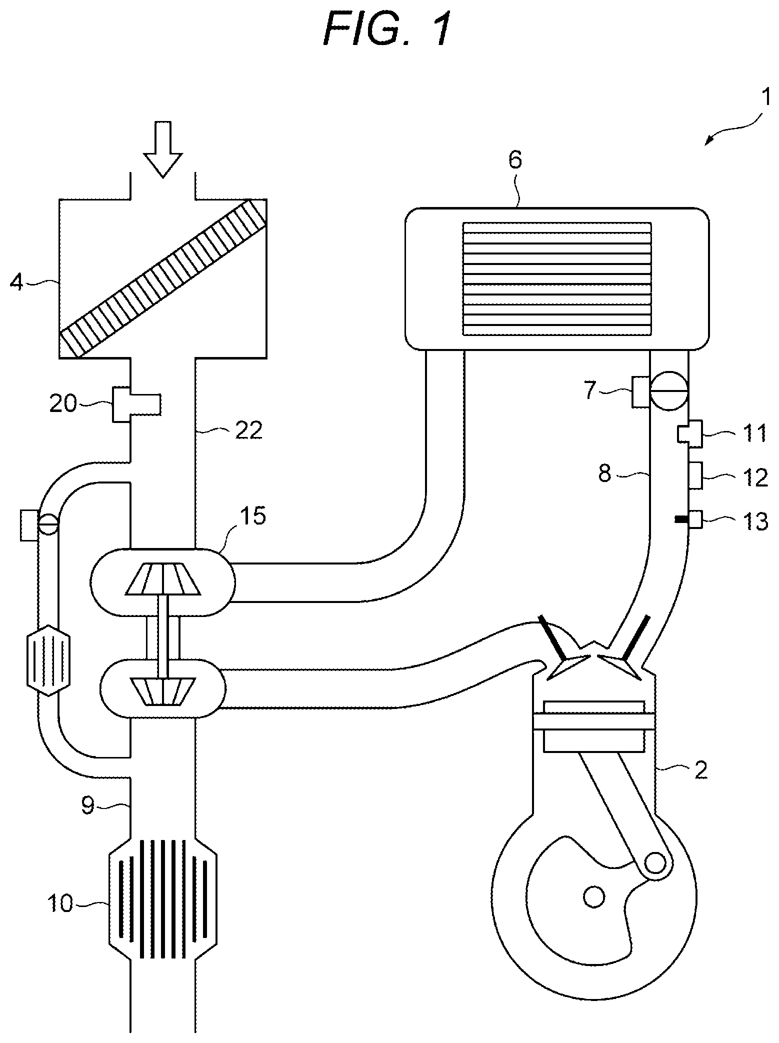 Patent US12332107 — Physical quantity detection device — Figure 1
