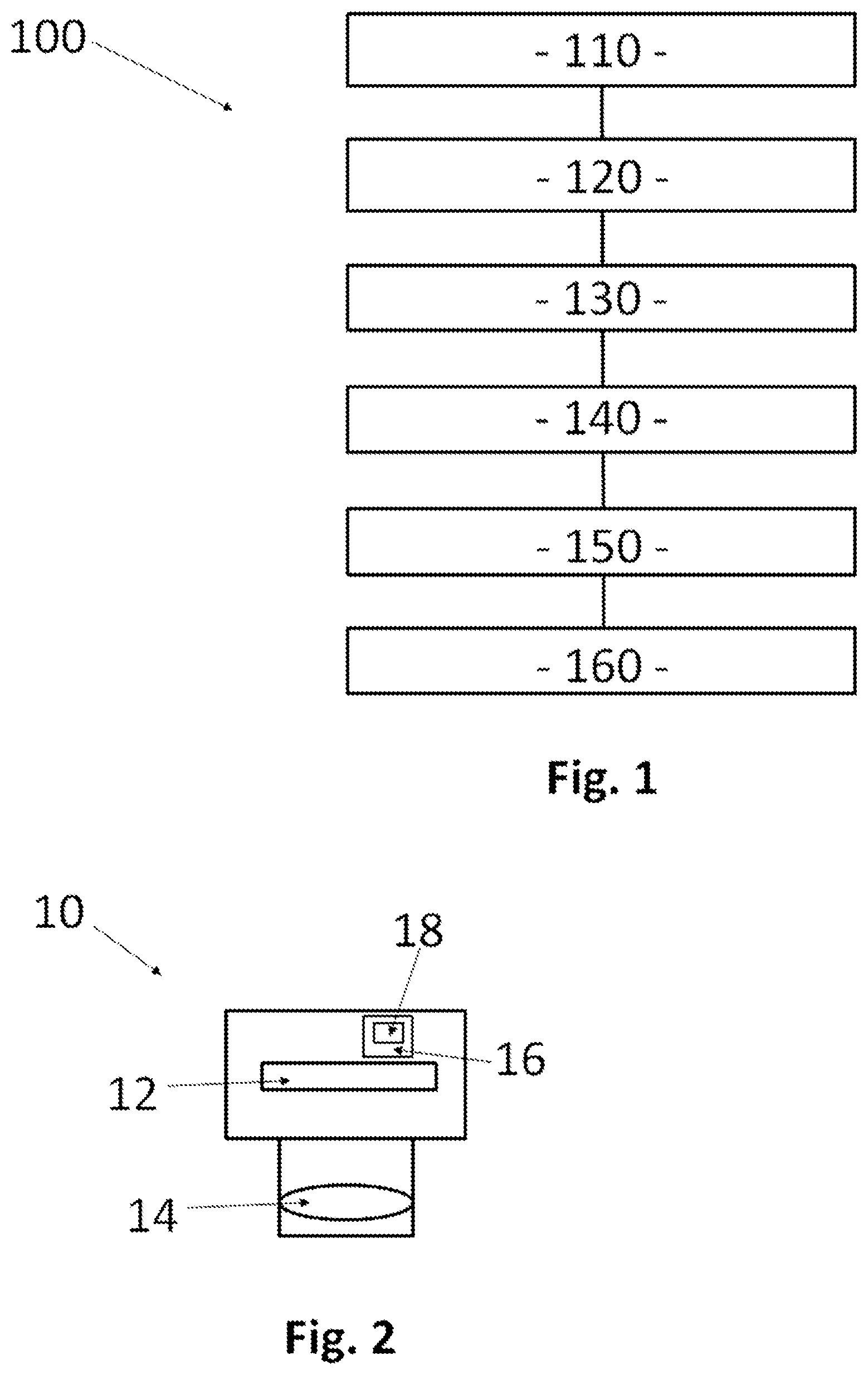 Patent US12332119 — Method for counting people and determining their position in a room — Figure 1