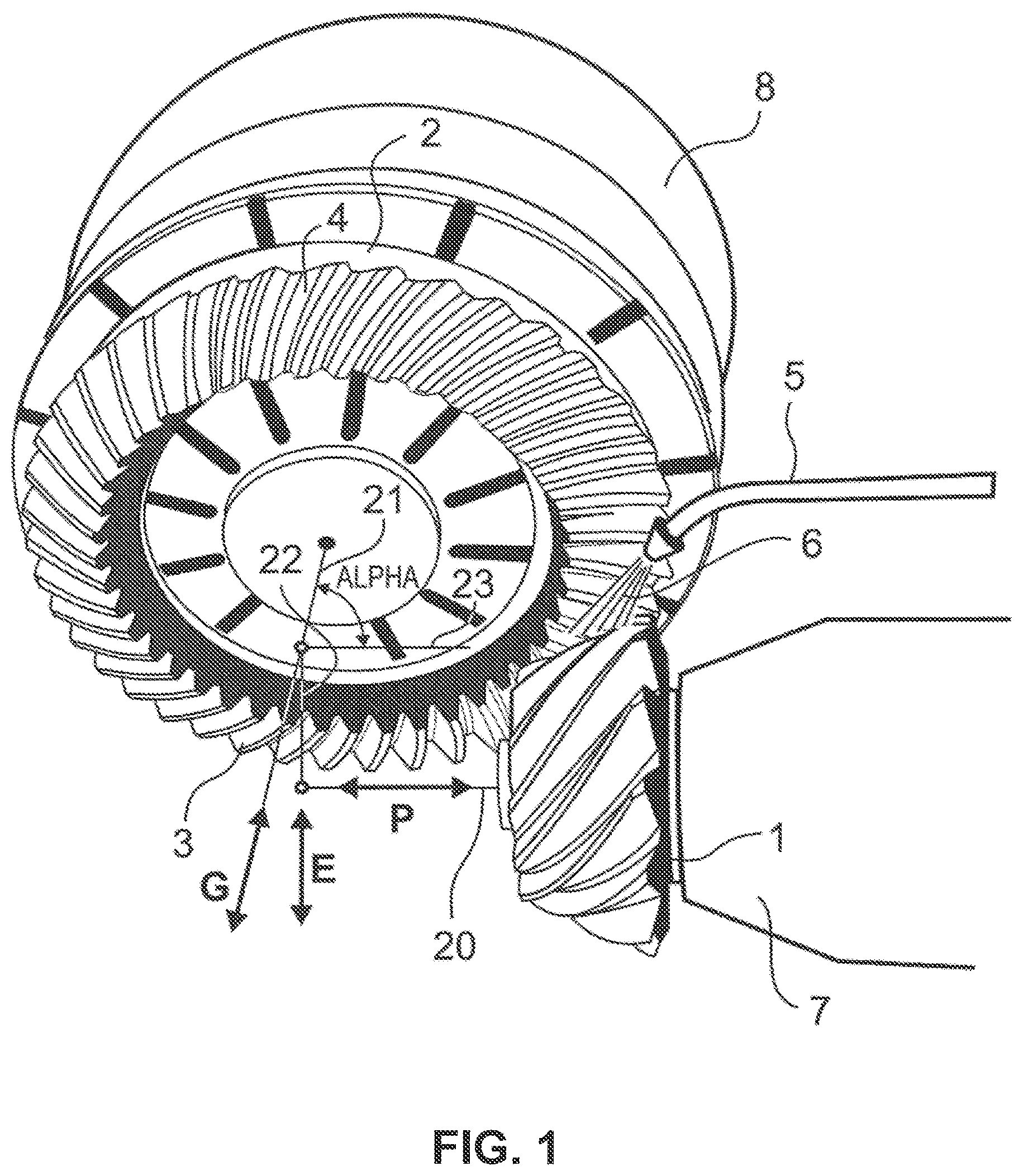 Patent US12332138 — Recognition of tooth contact with a luminescent agent — Figure 1