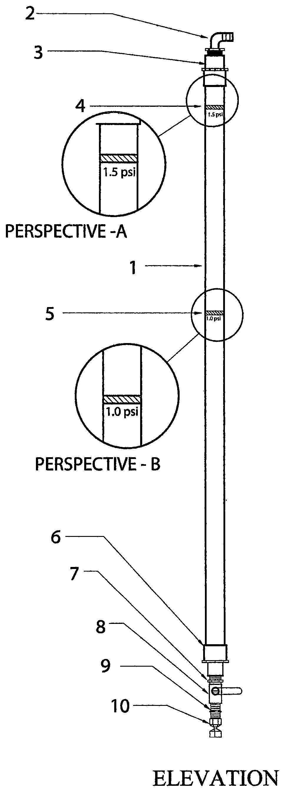 Patent US12332144 Figure 1 – Check valve tester