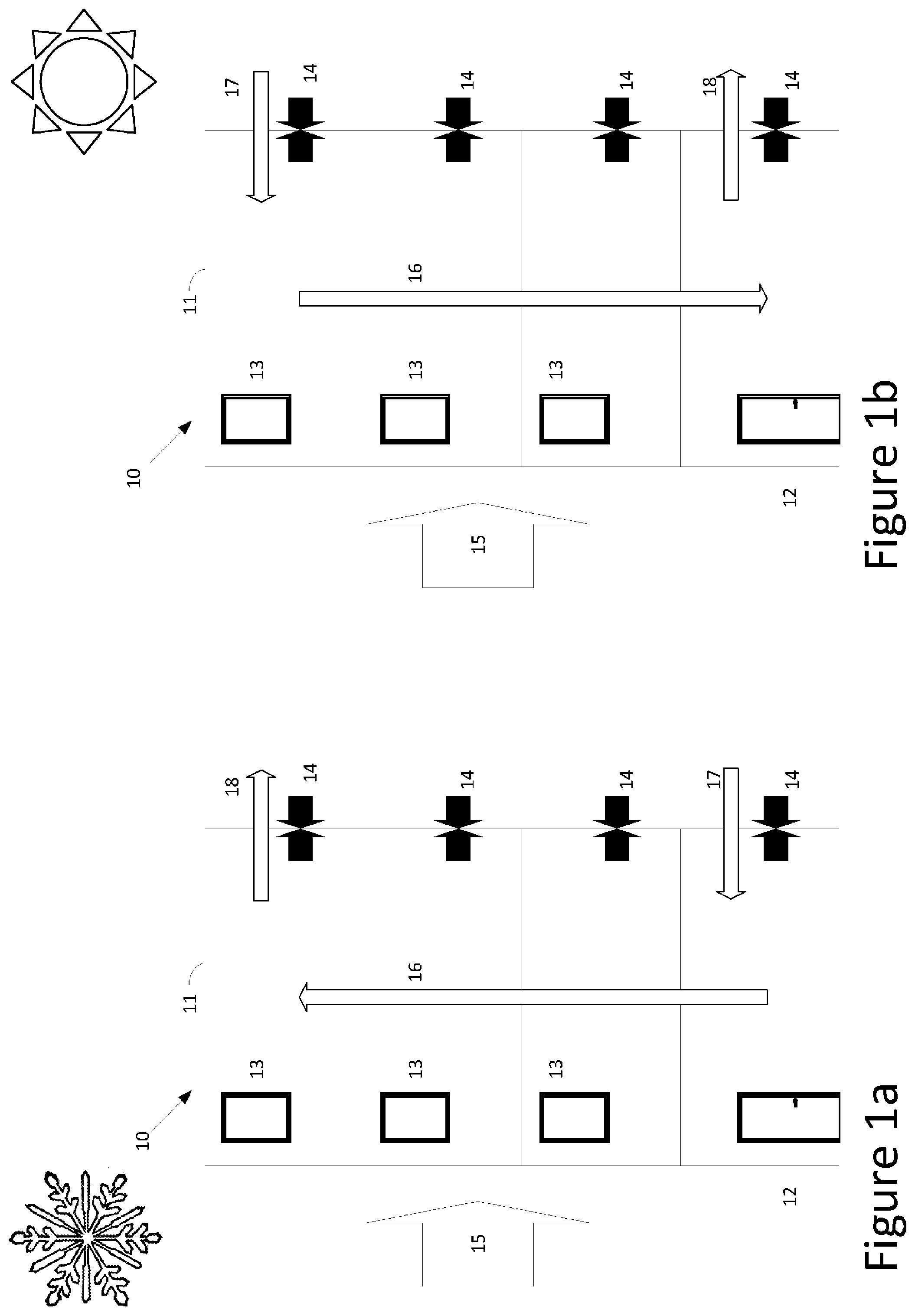Patent US12332146 — Method and system for monitoring air leaks through a building envelope and controlling a ventilation system — Figure 1