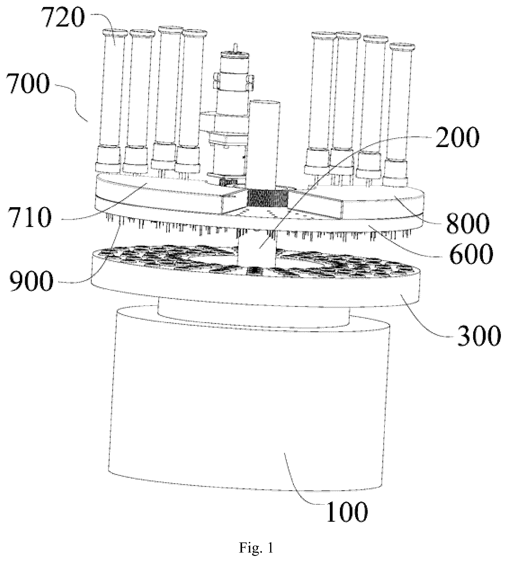 Patent US12332156 — Soil sample didestion device — Figure 1